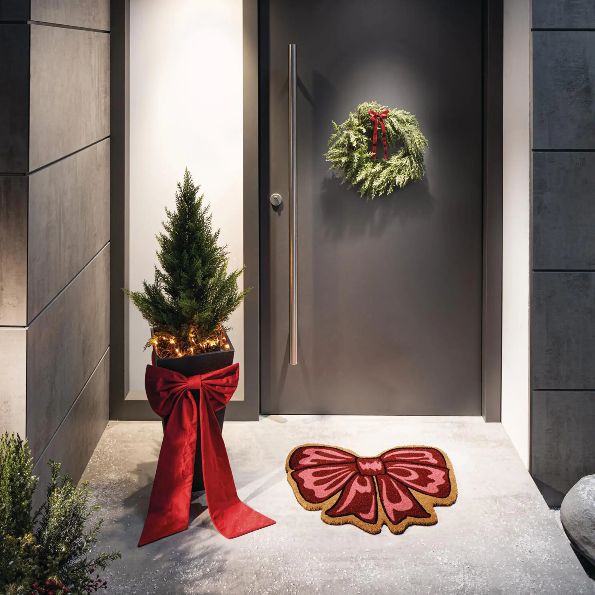 Acheter Paillasson « Schleife »  dans la boutique en ligne de Frank Flechtwaren pour Décoration de jardin