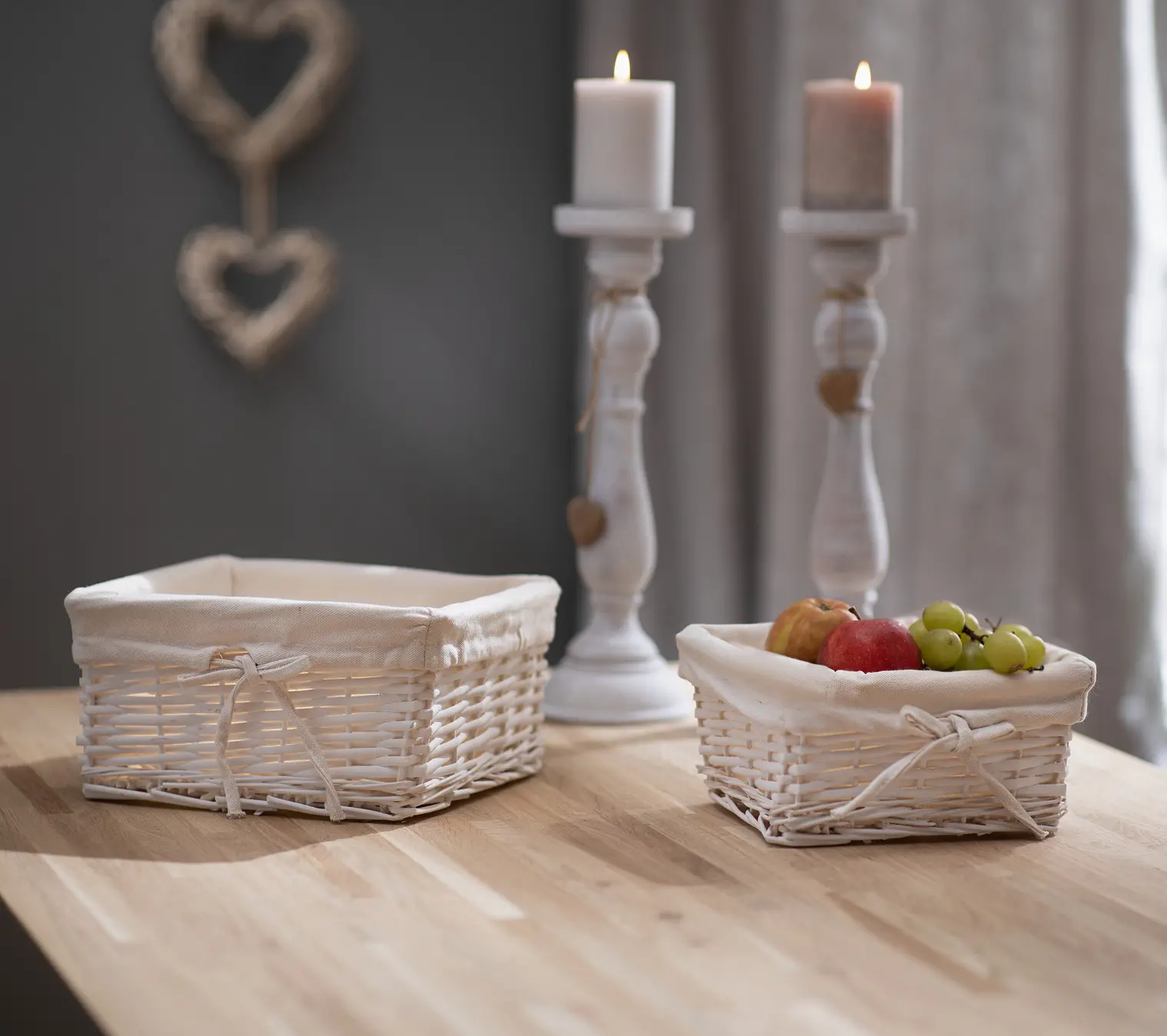 Acheter Lot de 2 paniers de rangement, angulaire  dans la boutique en ligne de Frank Flechtwaren