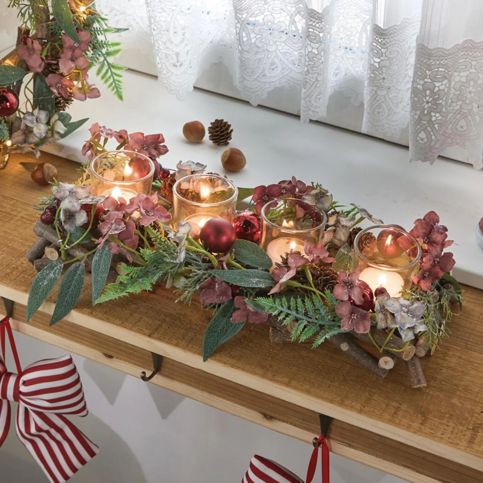 Acheter Photophore « Winter Blossom » dans la boutique en ligne de Frank Flechtwaren