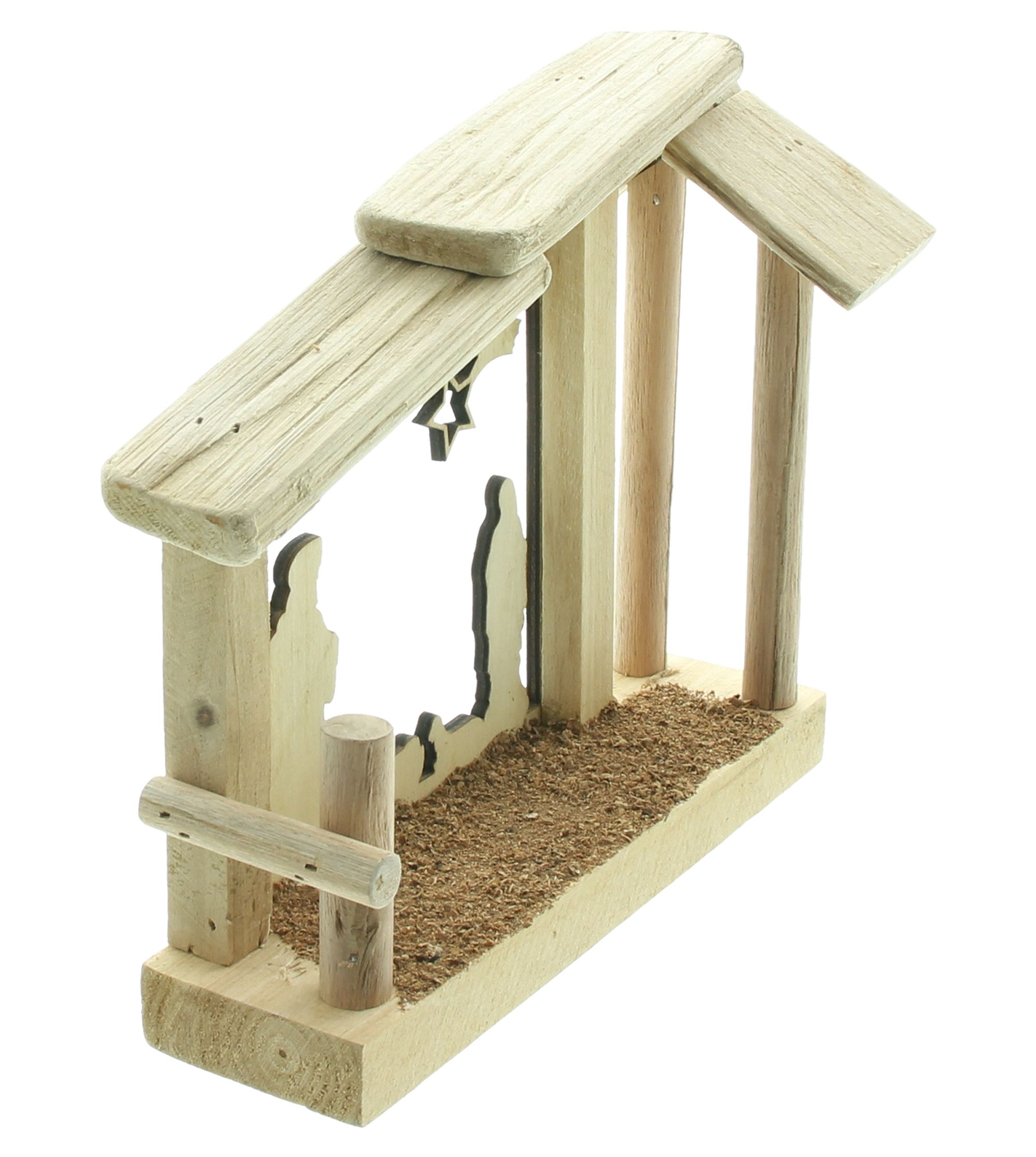Acheter Crèche LED "Sainte Famille"  dans la boutique en ligne de Frank Flechtwaren pour Noël