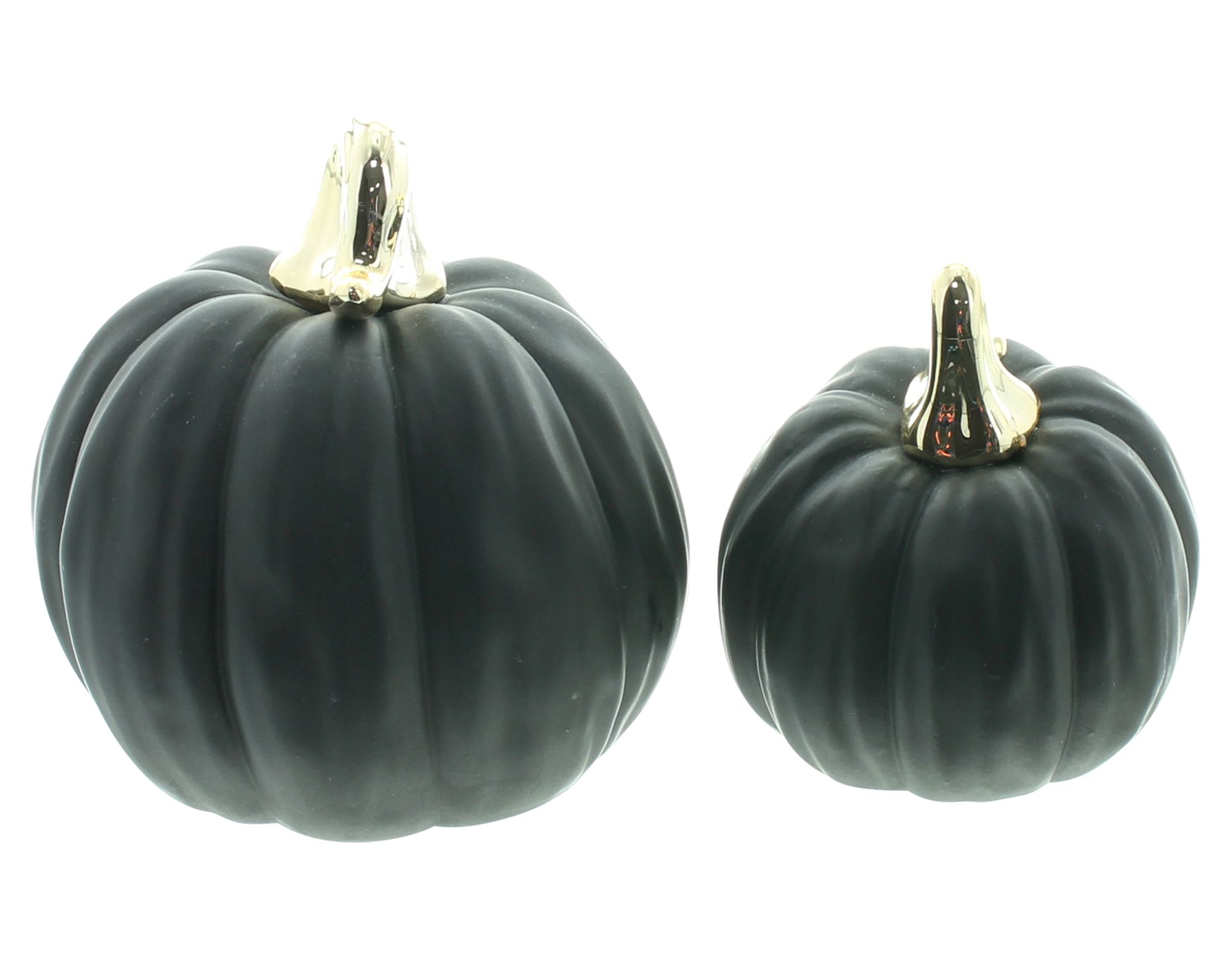 Acheter Lot de 2 citrouilles "Black"  dans la boutique en ligne de Frank Flechtwaren pour Citrouilles