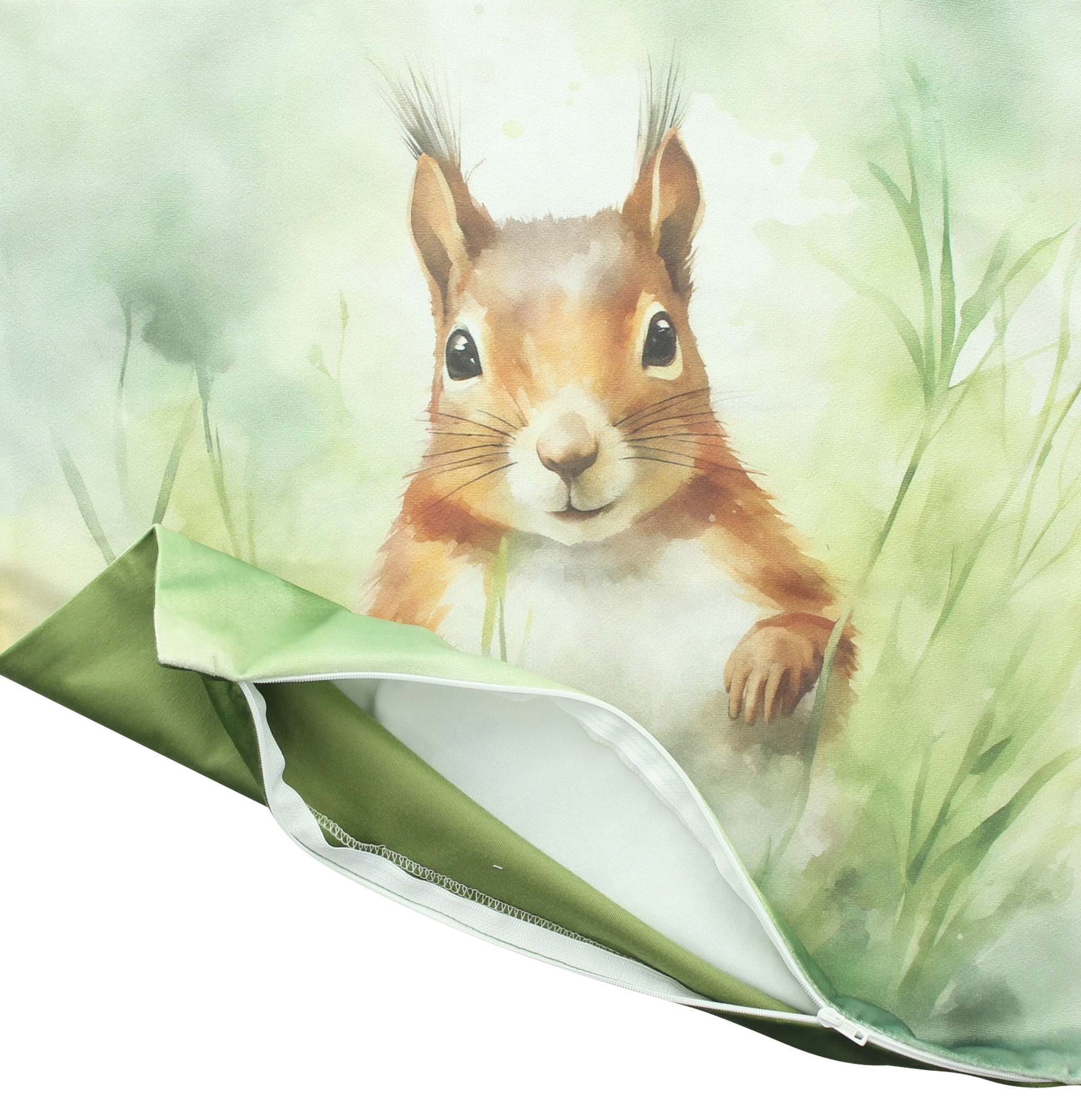 Acheter Housse de coussin "écureuil"  dans la boutique en ligne de Frank Flechtwaren pour Remplissages