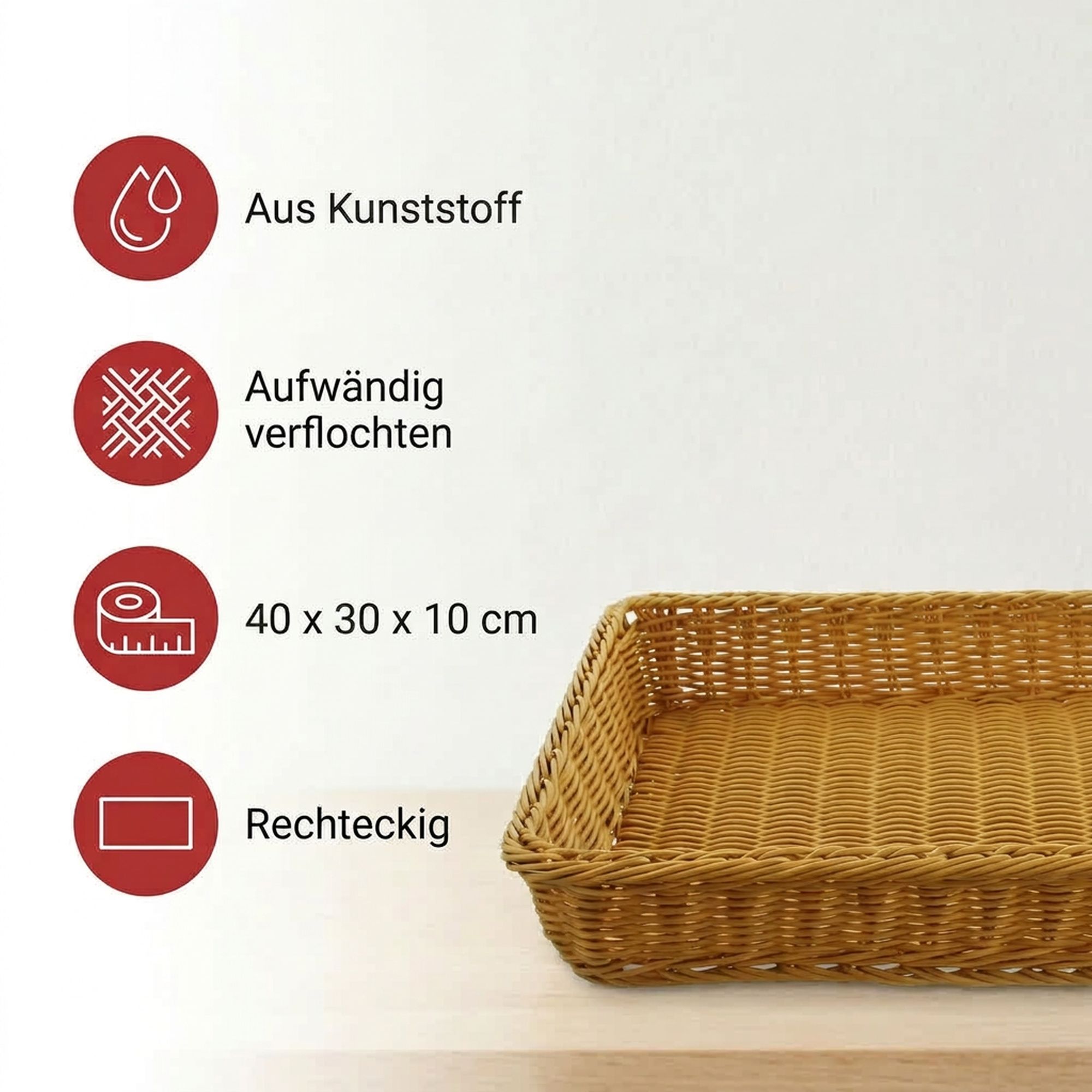 Acheter Panier d'étalage "poly"  dans la boutique en ligne de Frank Flechtwaren pour Salle de bain
