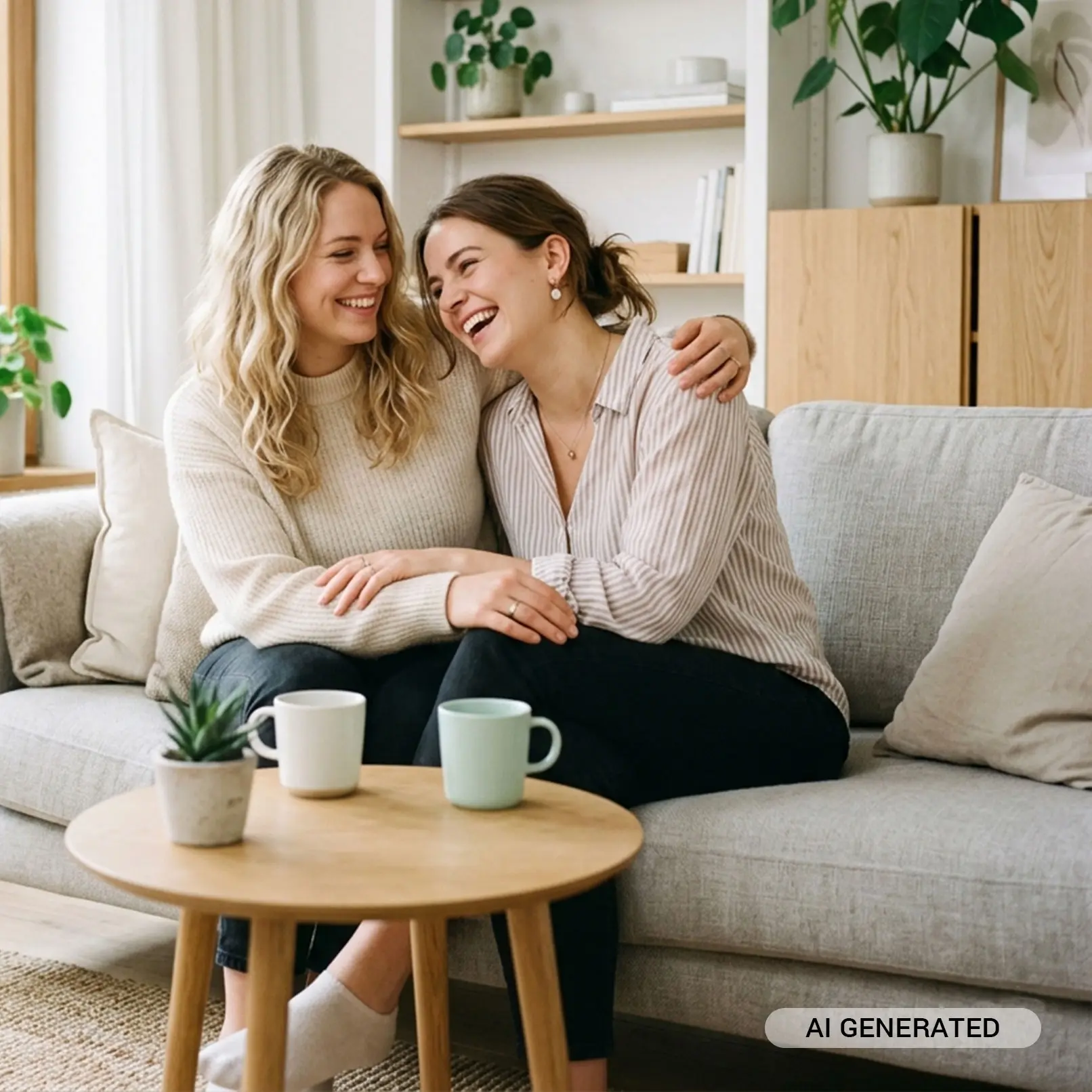 Frank Flechtwaren Campagne de parrainage : deux femmes qui se