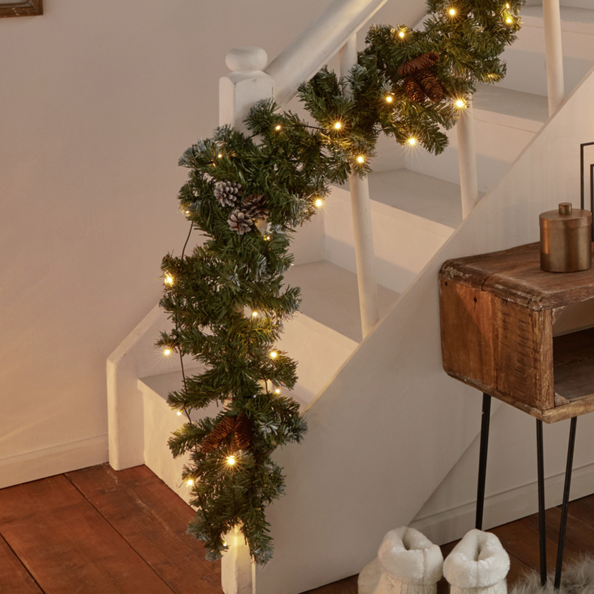 Acheter Guirlande de sapin LED "forêt d'hiver"  dans la boutique en ligne de Frank Flechtwaren