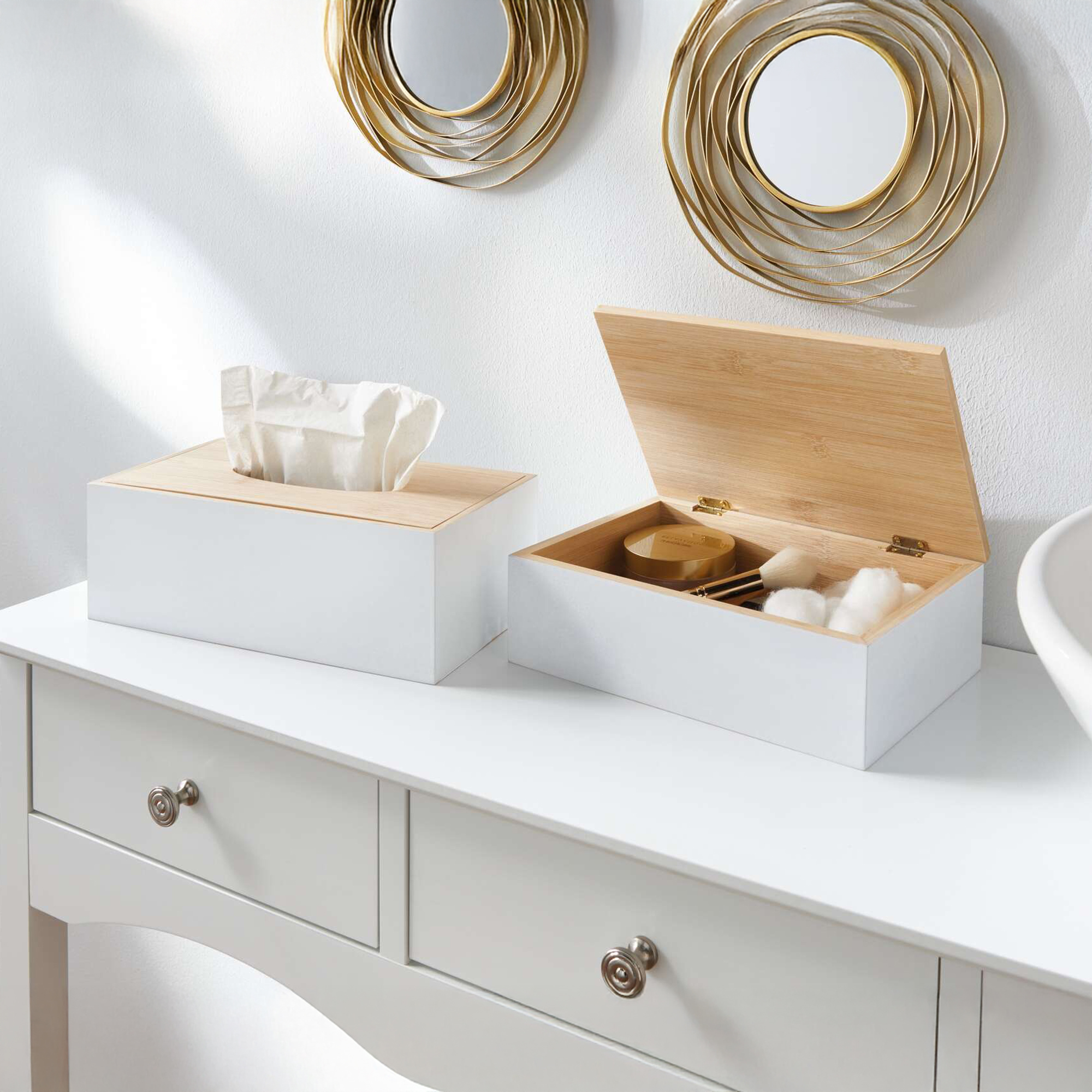 Acheter Boîte de rangement "naturelle"  dans la boutique en ligne de Frank Flechtwaren