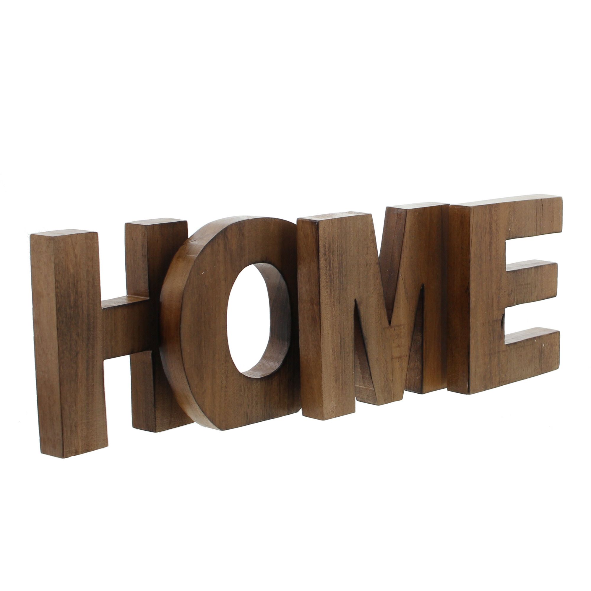 Acheter Lettrage en bois "Home", 4 éléments  dans la boutique en ligne de Frank Flechtwaren pour Automne