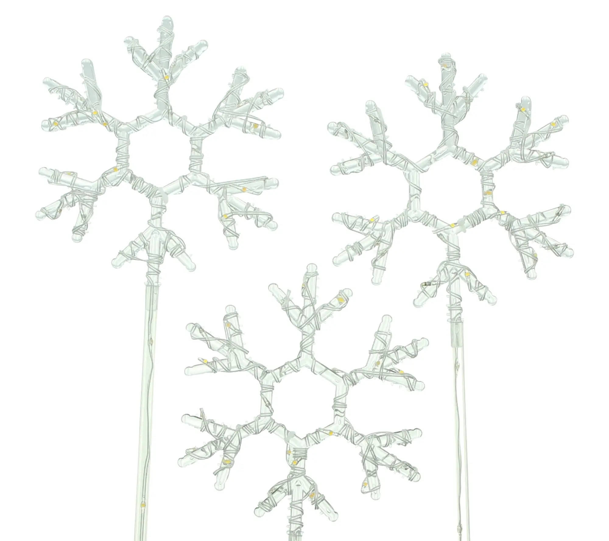Acheter Pics LED "flocon de neige"  dans la boutique en ligne de Frank Flechtwaren pour Décoration de table LED