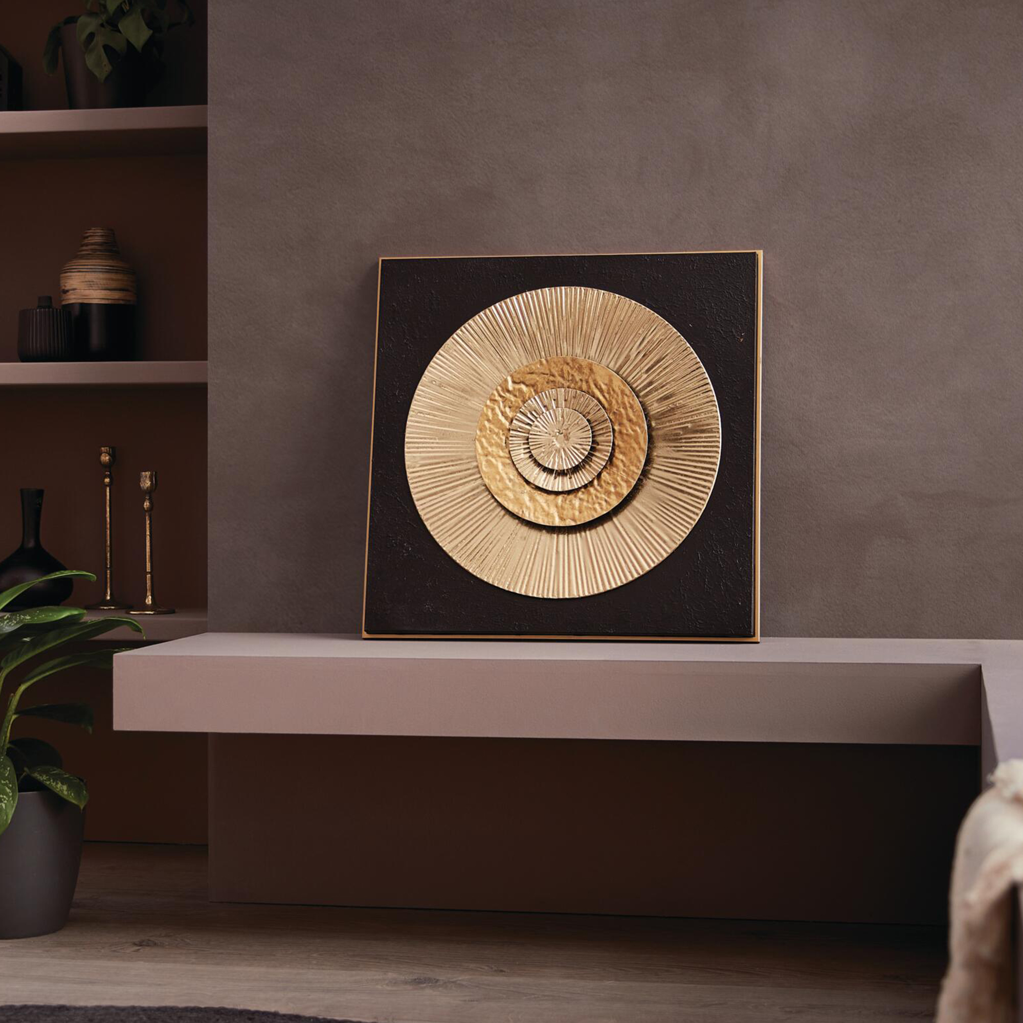 Acheter Décoration murale "Golden Circle"  dans la boutique en ligne de Frank Flechtwaren pour Nouvel arrivage