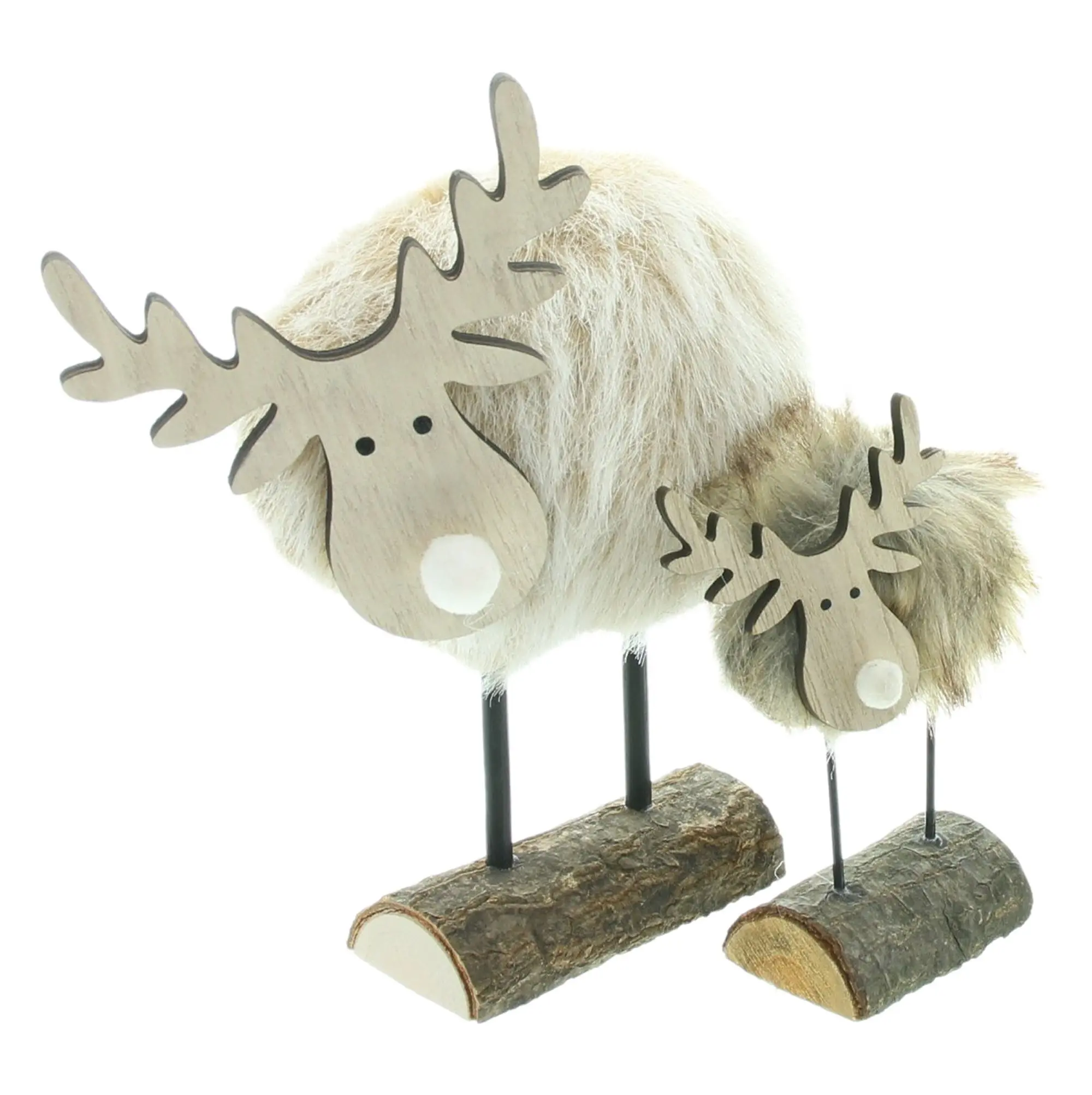 Acheter Lot de 2 figurines "Elan"  dans la boutique en ligne de Frank Flechtwaren pour Figurines