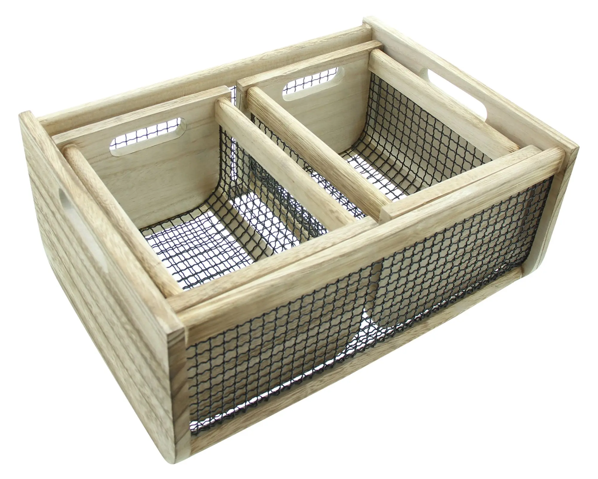 Acheter Lot de 3 caisses "tendance"  dans la boutique en ligne de Frank Flechtwaren pour Cuisine