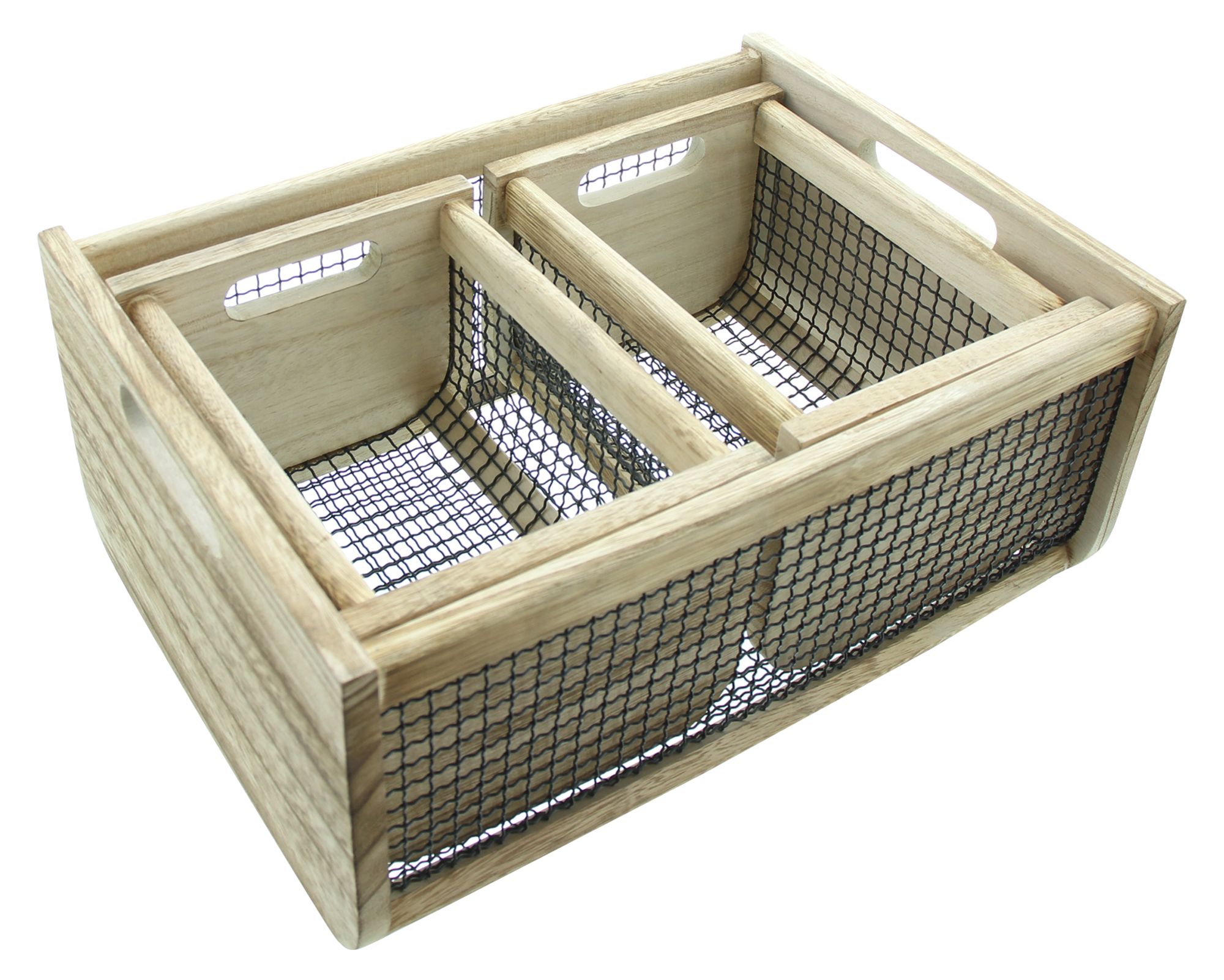 Acheter Lot de 3 caisses "tendance"  dans la boutique en ligne de Frank Flechtwaren pour Cuisine