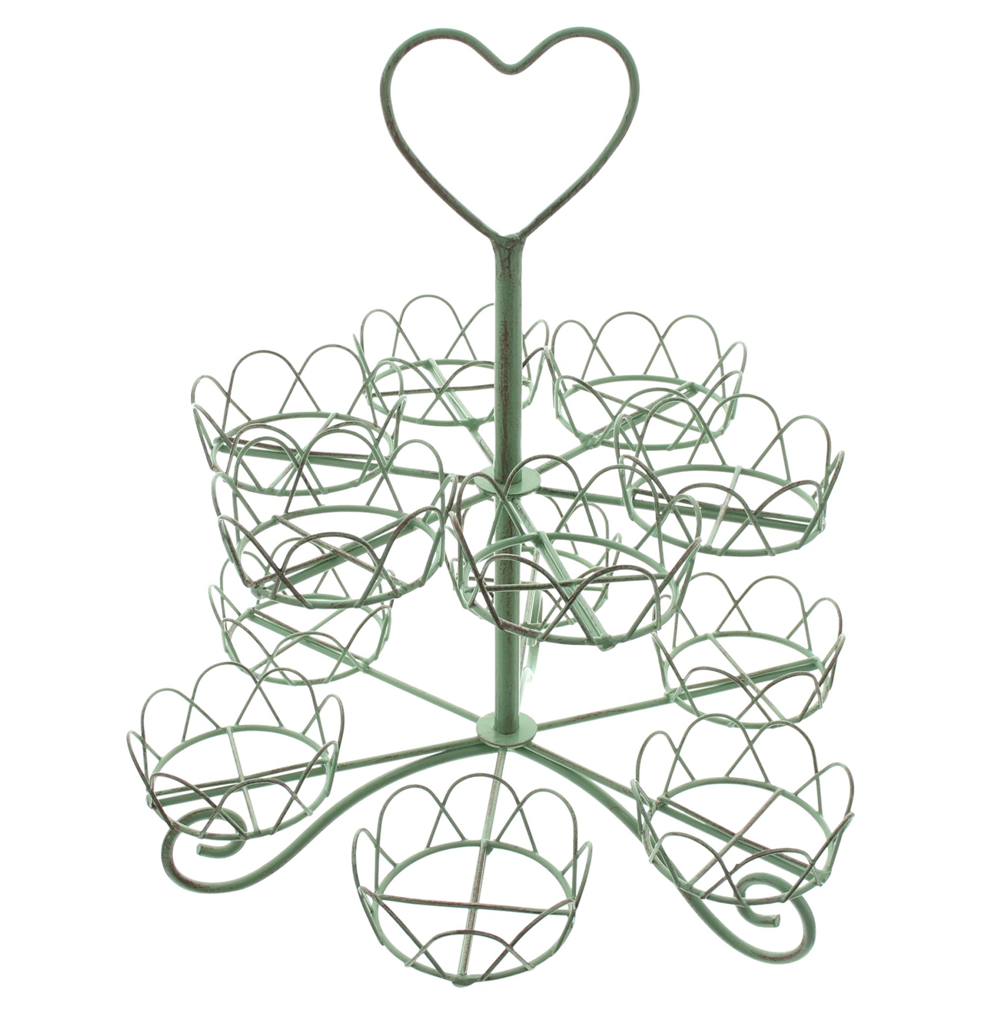 Acheter Présentoir à cupcakes "Vintage"  dans la boutique en ligne de Frank Flechtwaren pour Bols décoratifs