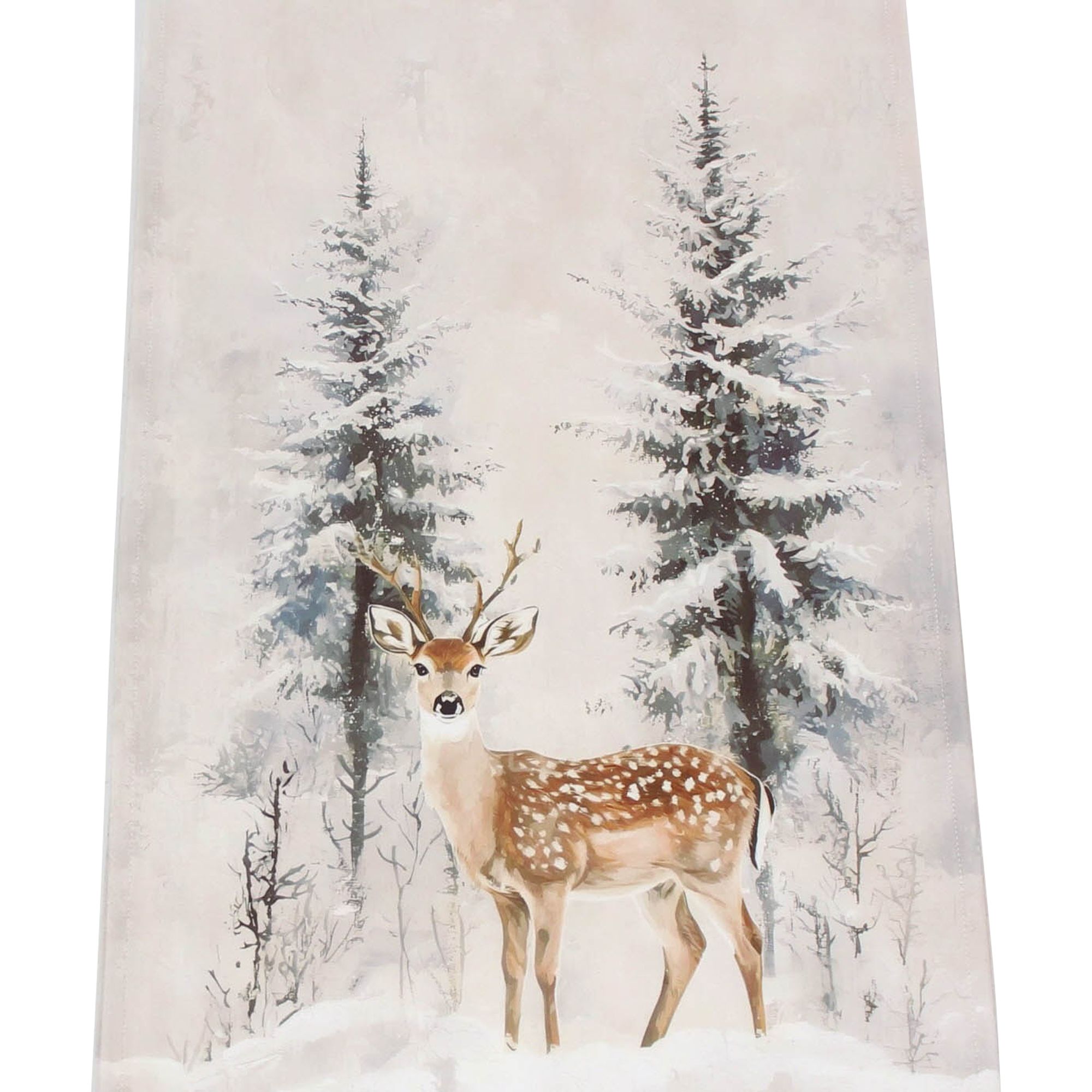 Acheter Chemin de table « Cerf d'hiver »  dans la boutique en ligne de Frank Flechtwaren pour Noël linge de table