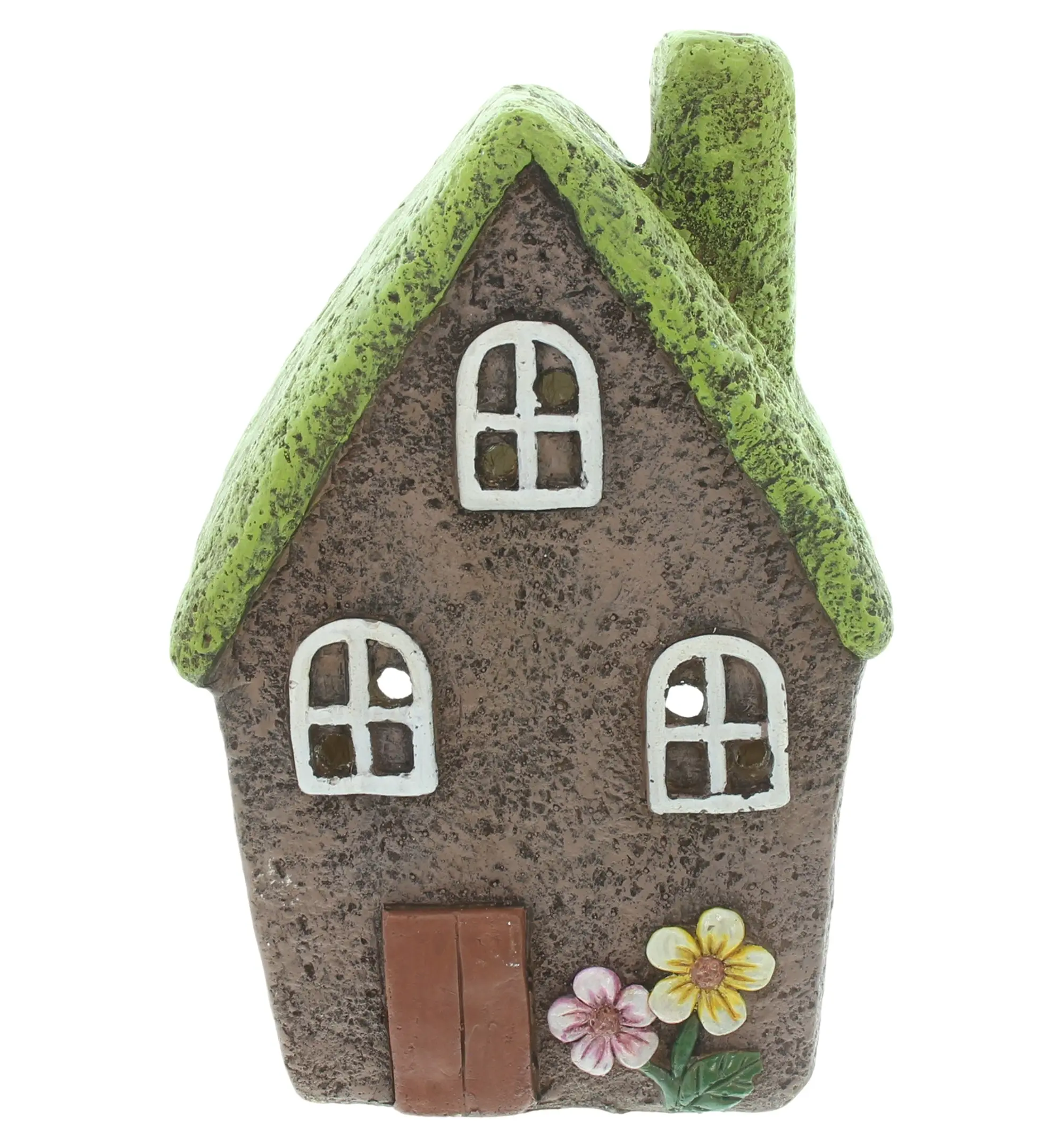 Acheter Photophore " maisonnette fleurie "  dans la boutique en ligne de Frank Flechtwaren pour Lanternes &amp; Co.