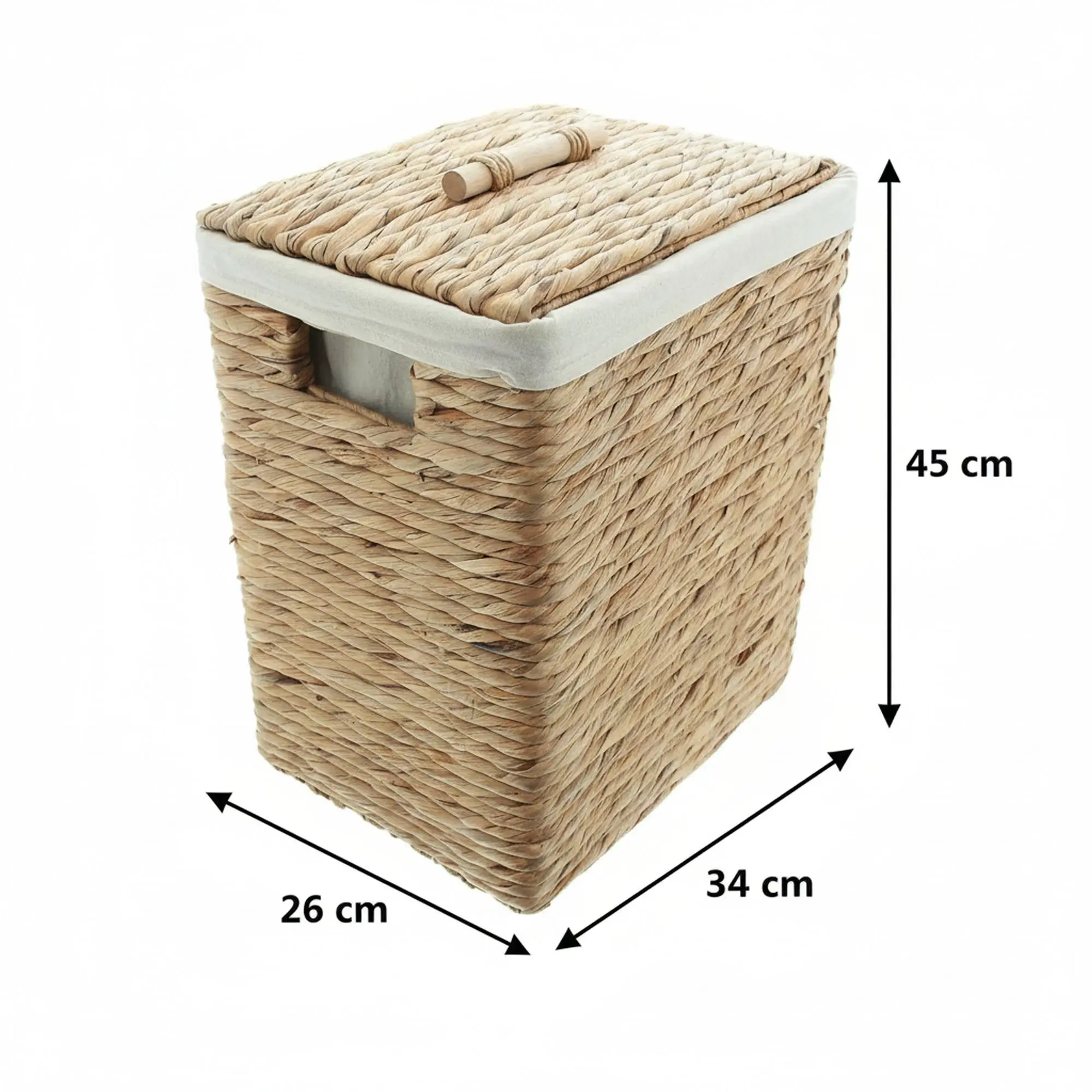 Acheter Panier à linge "jacinthe d'eau"  dans la boutique en ligne de Frank Flechtwaren pour Vanneries