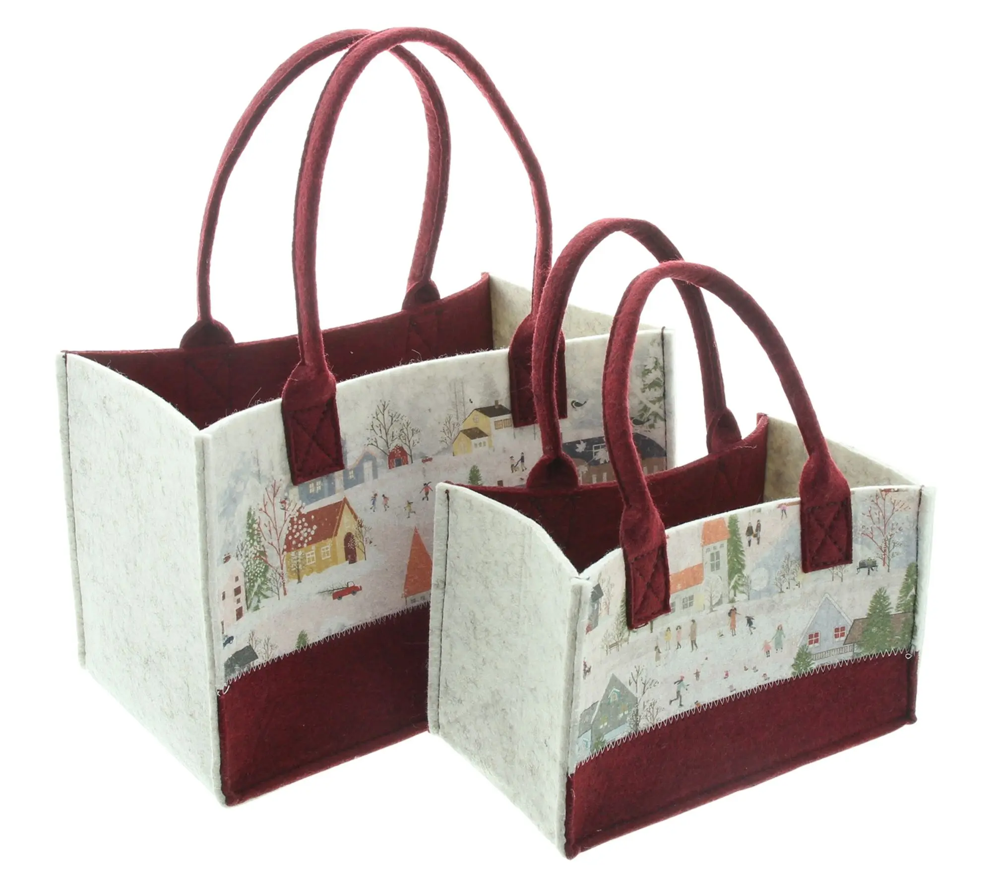 Acheter Sac « Winter Wonderland », lot de 2 dans la boutique en ligne de Frank Flechtwaren pour Sacs et pochettes cadeaux