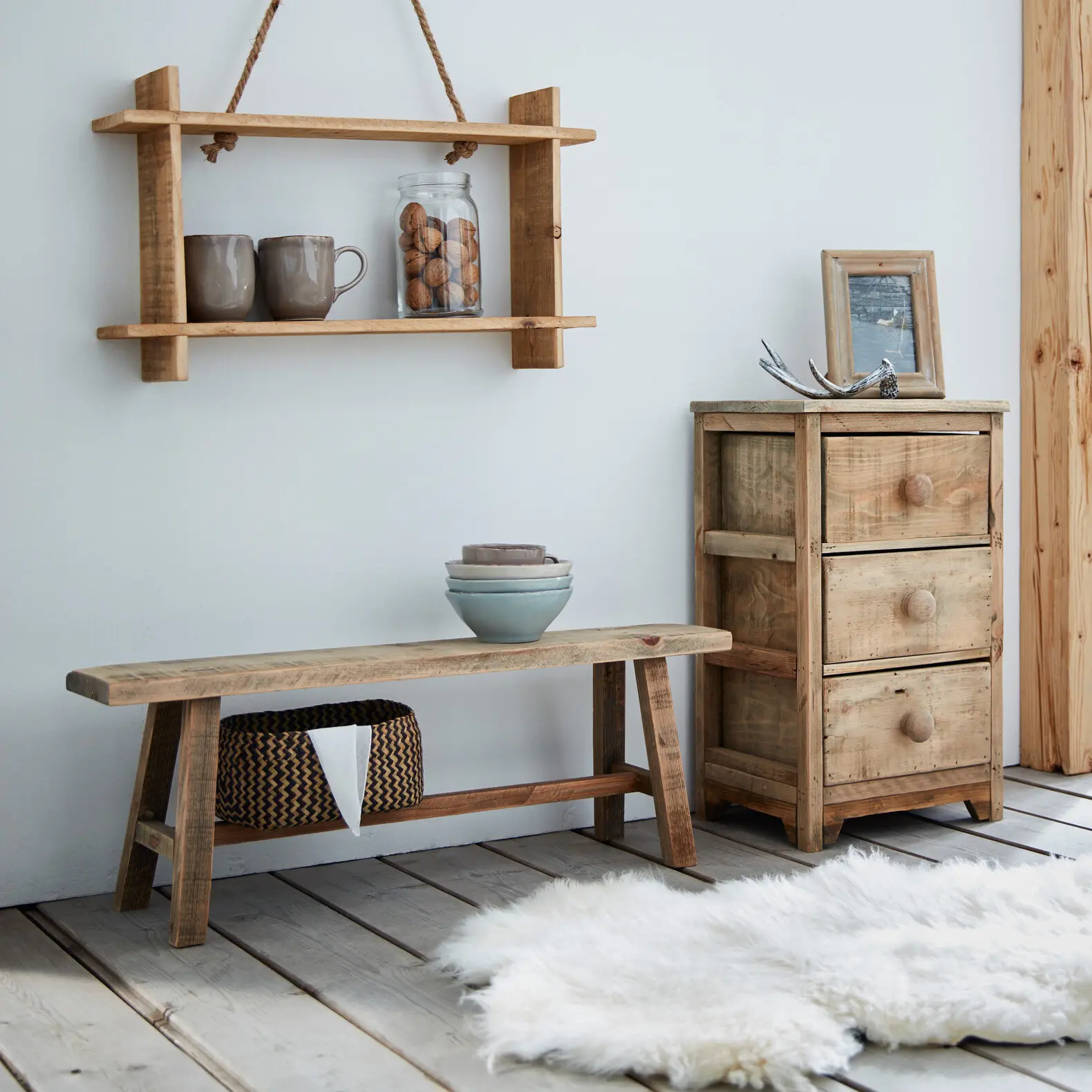 Acheter Commode "look usé"  dans la boutique en ligne de Frank Flechtwaren pour Couloir