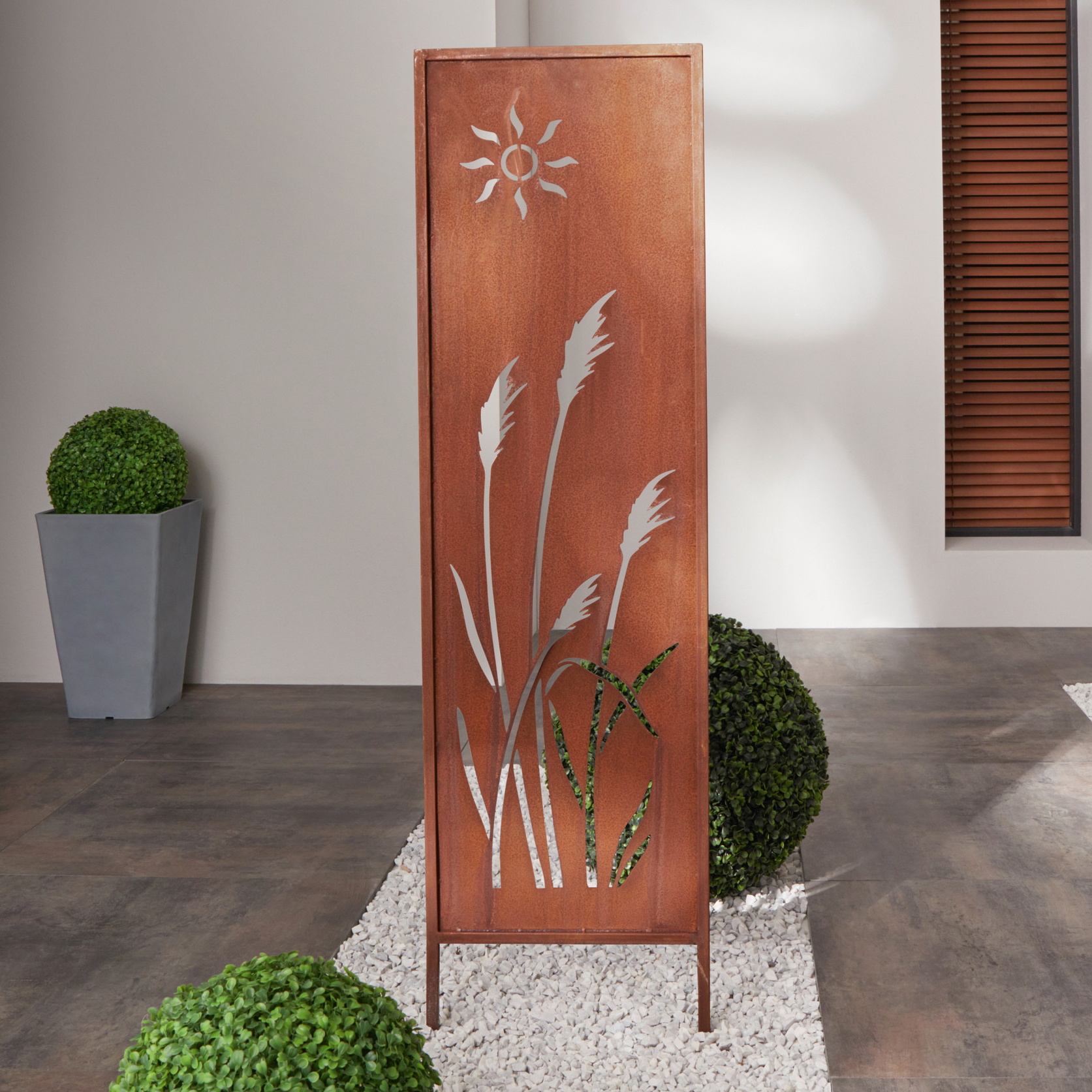 Acheter Panneau de jardin "roseau"  dans la boutique en ligne de Frank Flechtwaren pour Pics de jardin