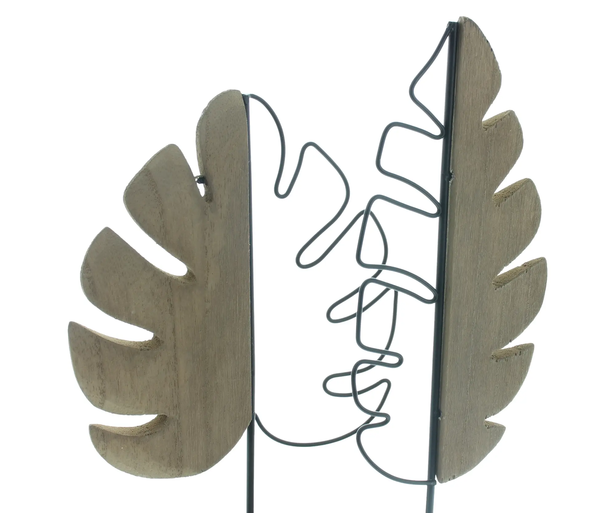 Acheter Lot de 2 éléments décoratifs "feuilles"  dans la boutique en ligne de Frank Flechtwaren pour Colonnes décoratives