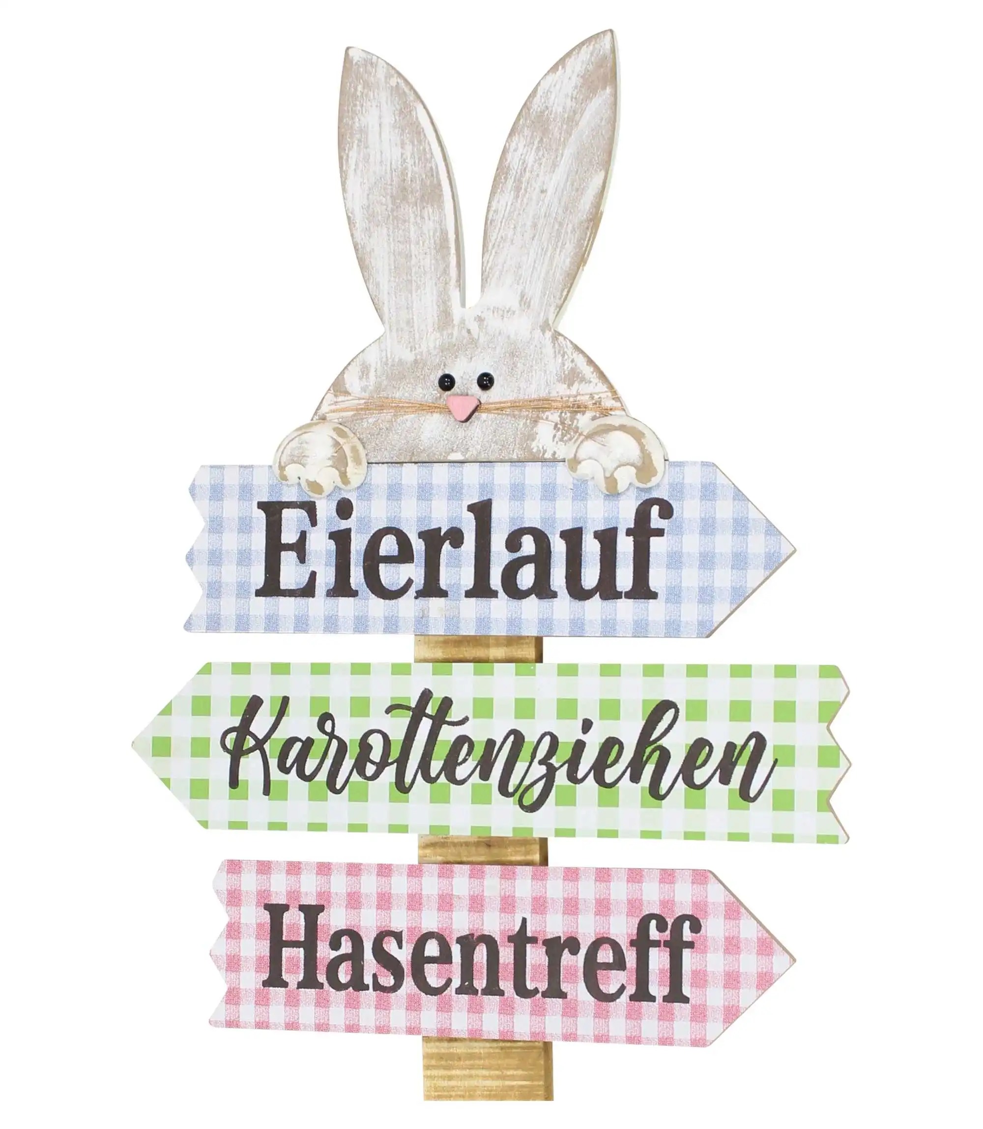 Acheter Panneau de jardin "Osterparty"  dans la boutique en ligne de Frank Flechtwaren pour Pâques colorée