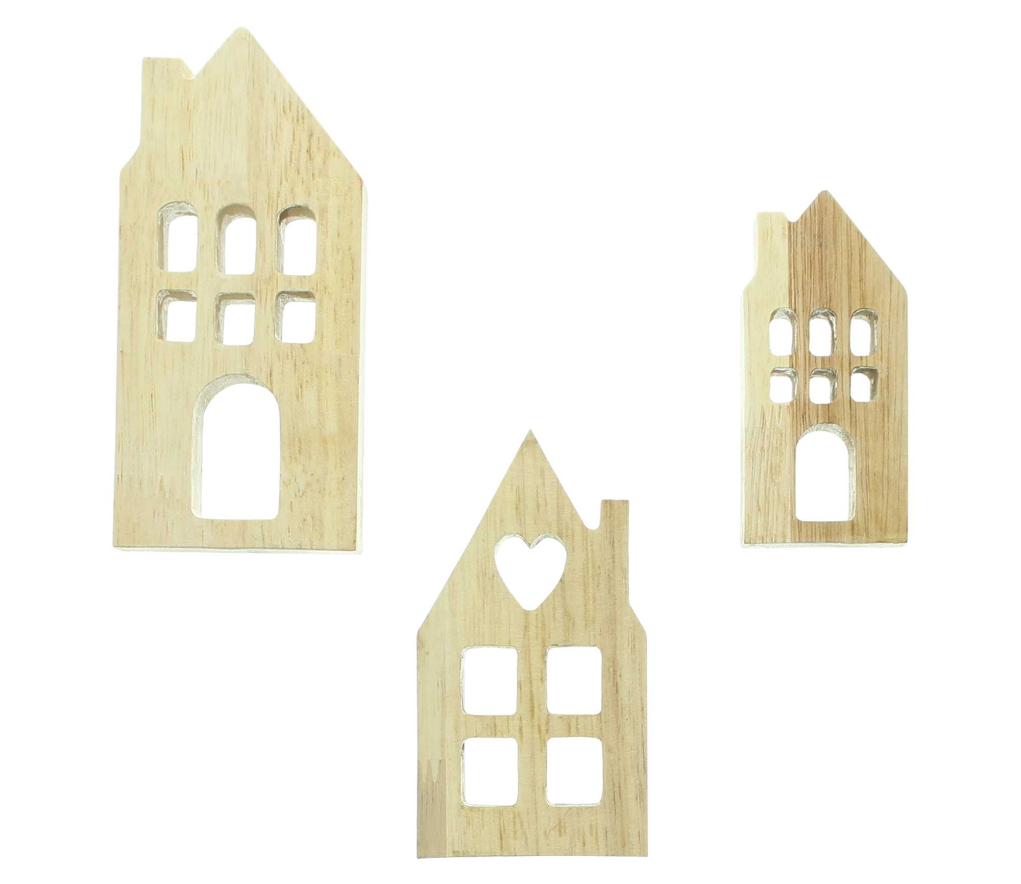 Acheter Lot de 3 maisons décoratives "Two-Tone"  dans la boutique en ligne de Frank Flechtwaren pour Pâques
