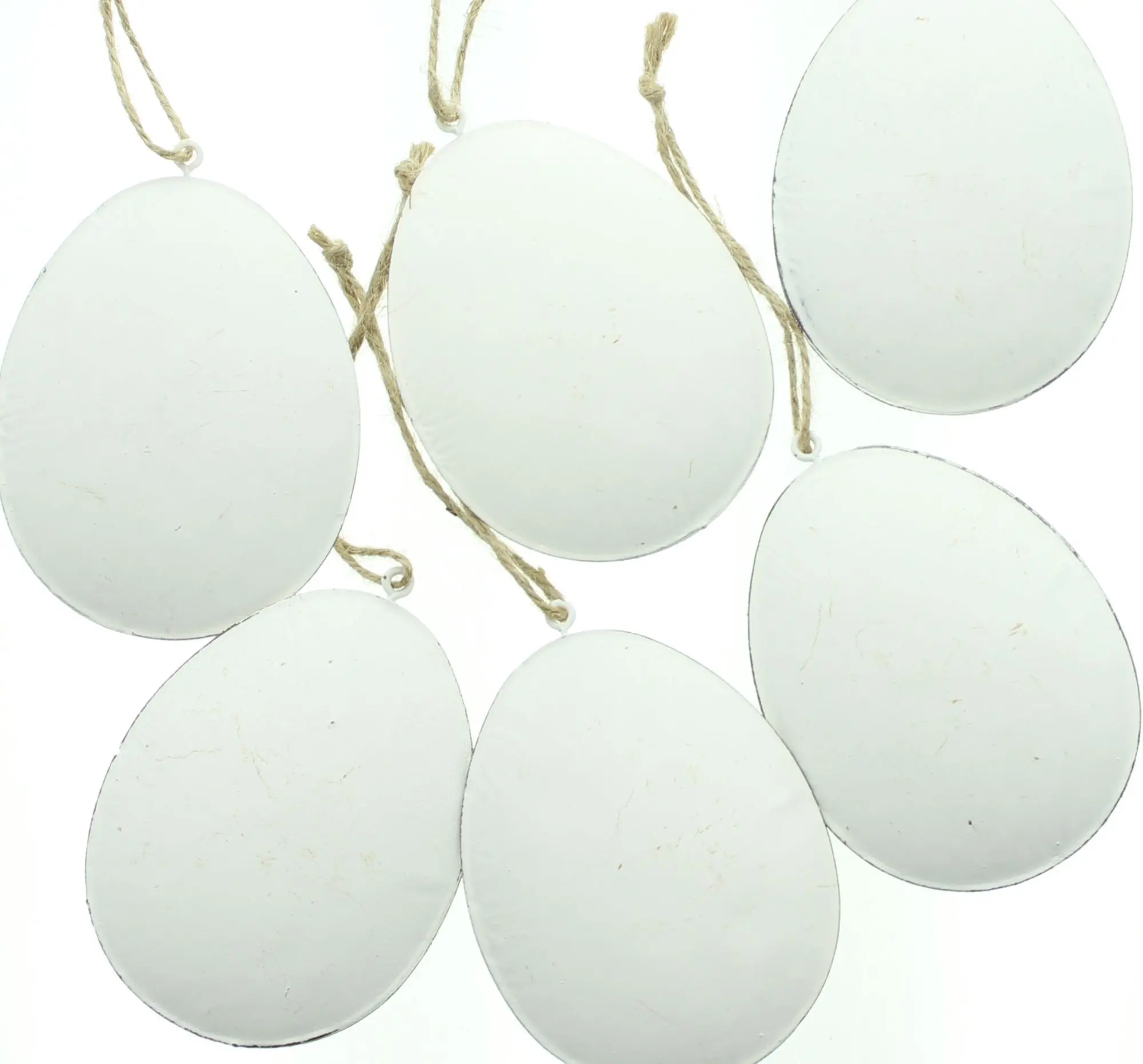 Acheter Lot de 4 suspensions "oeuf fleuri"  dans la boutique en ligne de Frank Flechtwaren pour Décorations à suspendre
