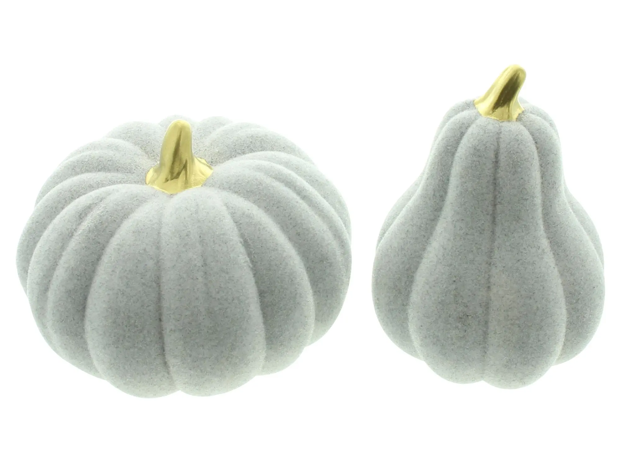 Acheter Lot de 2 citrouilles "gris"  dans la boutique en ligne de Frank Flechtwaren pour Citrouilles