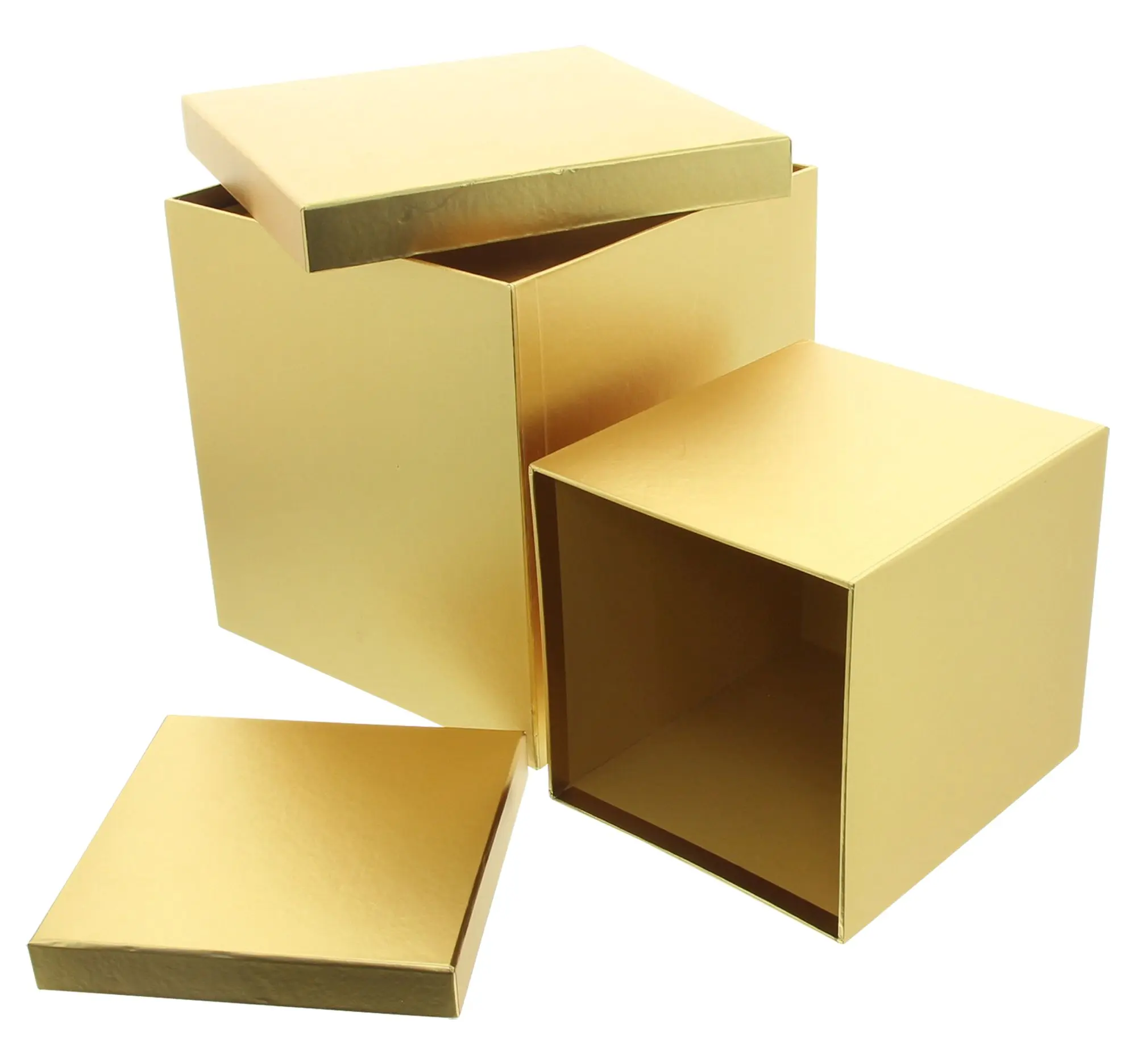 Acheter Coffret cadeau « Goldschimmer », lot de 3  dans la boutique en ligne de Frank Flechtwaren pour Coffrets cadeaux