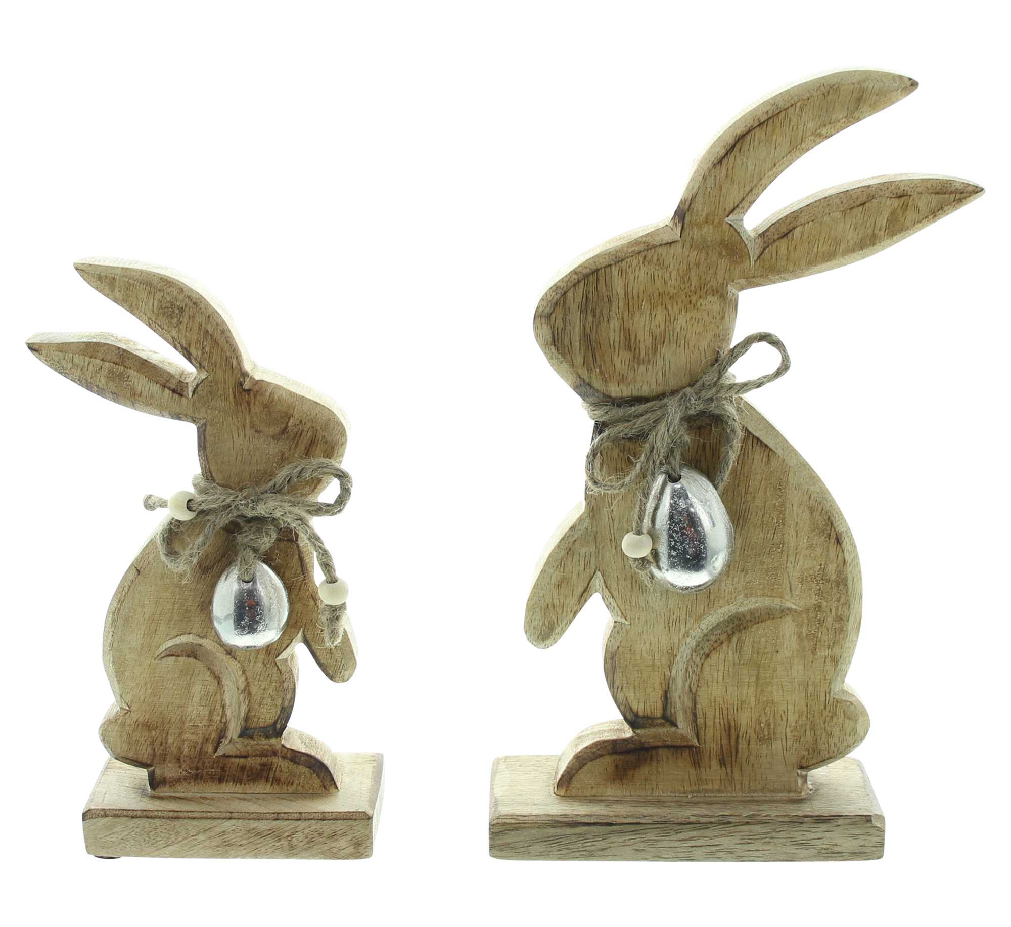 Acheter Lot de 2 décorations de Pâques "lapins de Pâques"  dans la boutique en ligne de Frank Flechtwaren pour Pâques