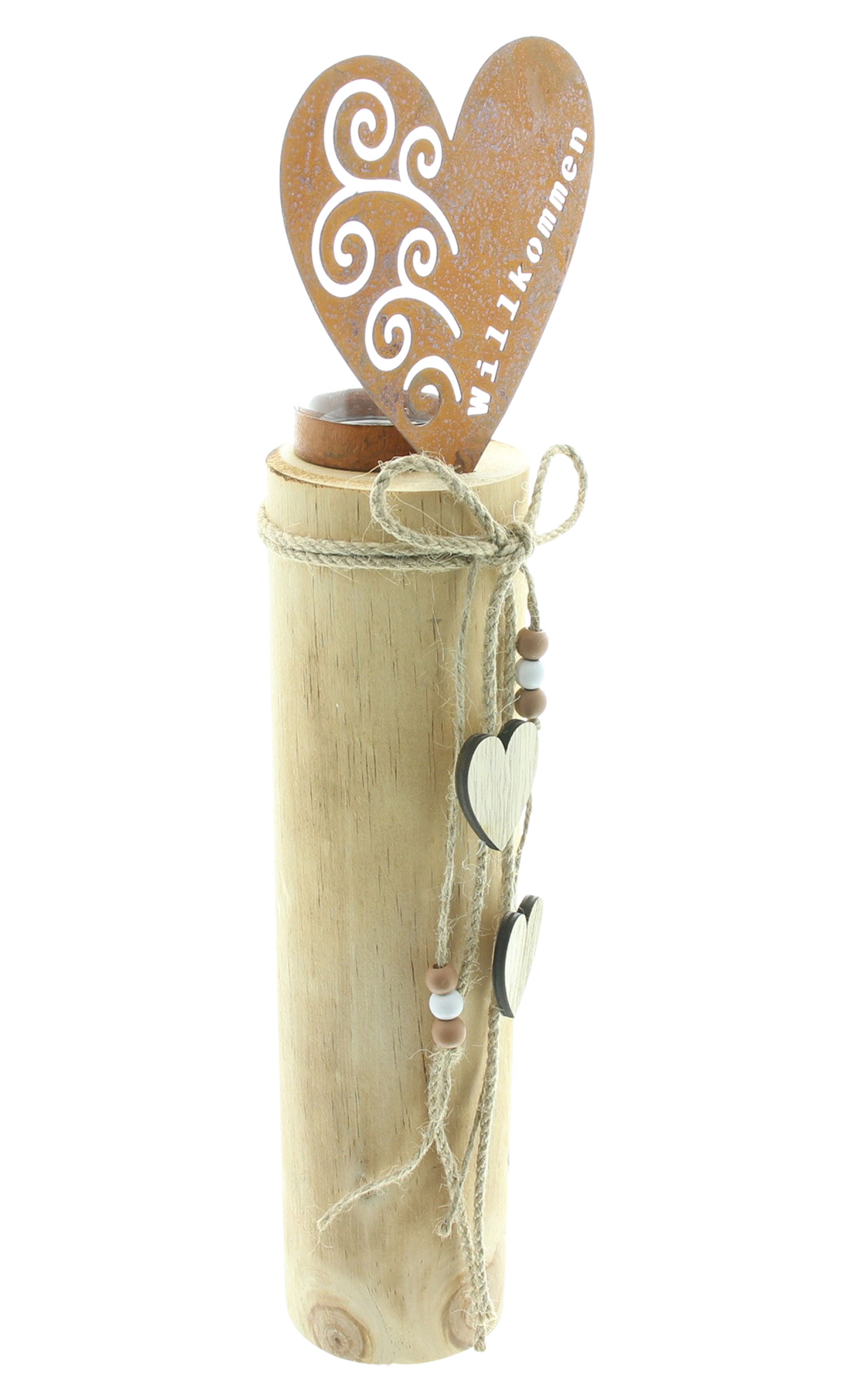 Acheter Colonne lumignon "coeur"  dans la boutique en ligne de Frank Flechtwaren pour Pâques