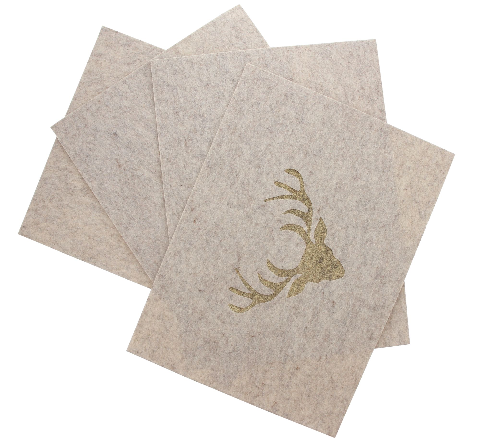 Acheter Lot de 4 sets de table "cerf" dans la boutique en ligne de Frank Flechtwaren pour Automne Acheter Lot de 4 sets de table "cerf" dans la boutique en ligne de Frank Flechtwaren pour Automne