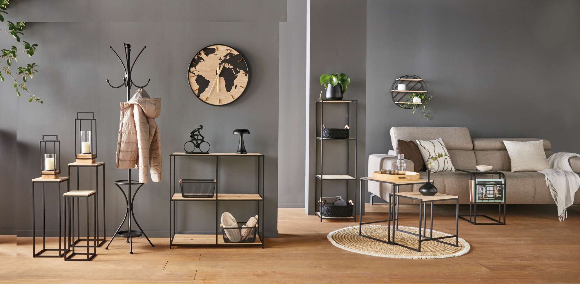 Acheter Lot de 3 tables d'appoint "moderne"  dans la boutique en ligne de Frank Flechtwaren pour Noël