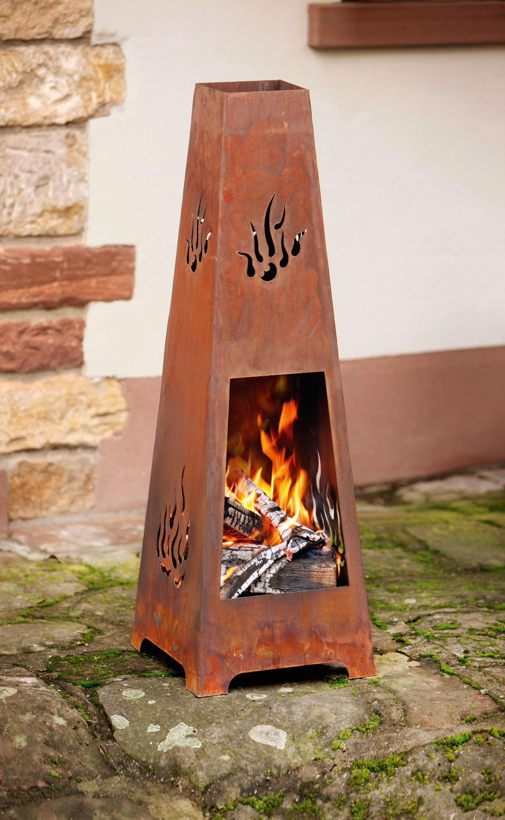 Acheter Cheminée braséro en métal "flamme" dans la boutique en ligne de Frank Flechtwaren pour Braséros Acheter Cheminée braséro en métal "flamme" dans la boutique en ligne de Frank Flechtwaren pour Braséros