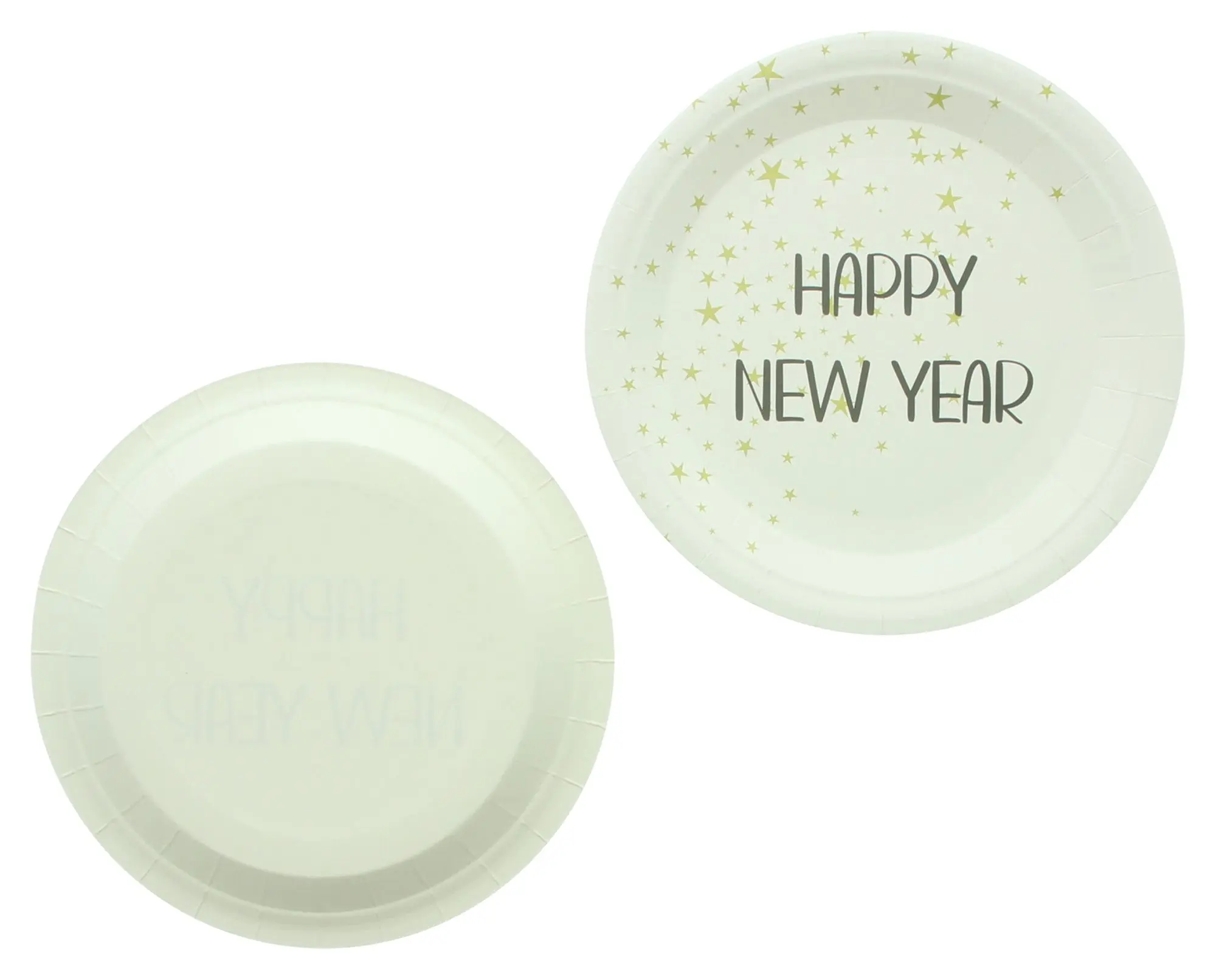 Acheter Lot de 16 assiettes en carton "Nouvel An"  dans la boutique en ligne de Frank Flechtwaren pour Cuisine