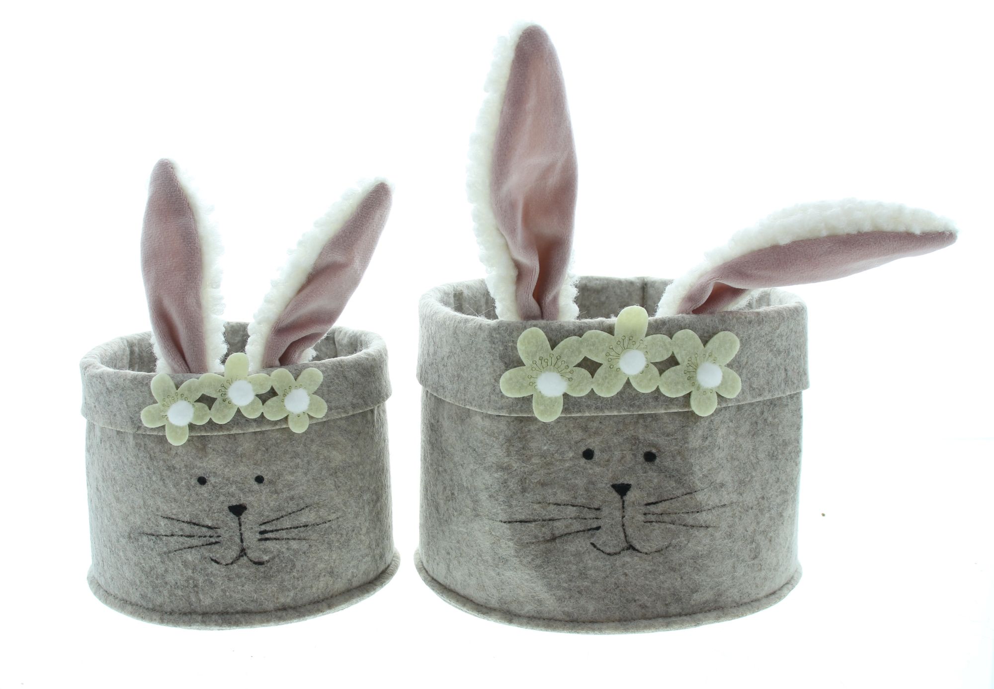 Acheter Lot de 2 nids de Pâques "lapin"  dans la boutique en ligne de Frank Flechtwaren pour Paniers &amp; nids de Pâques