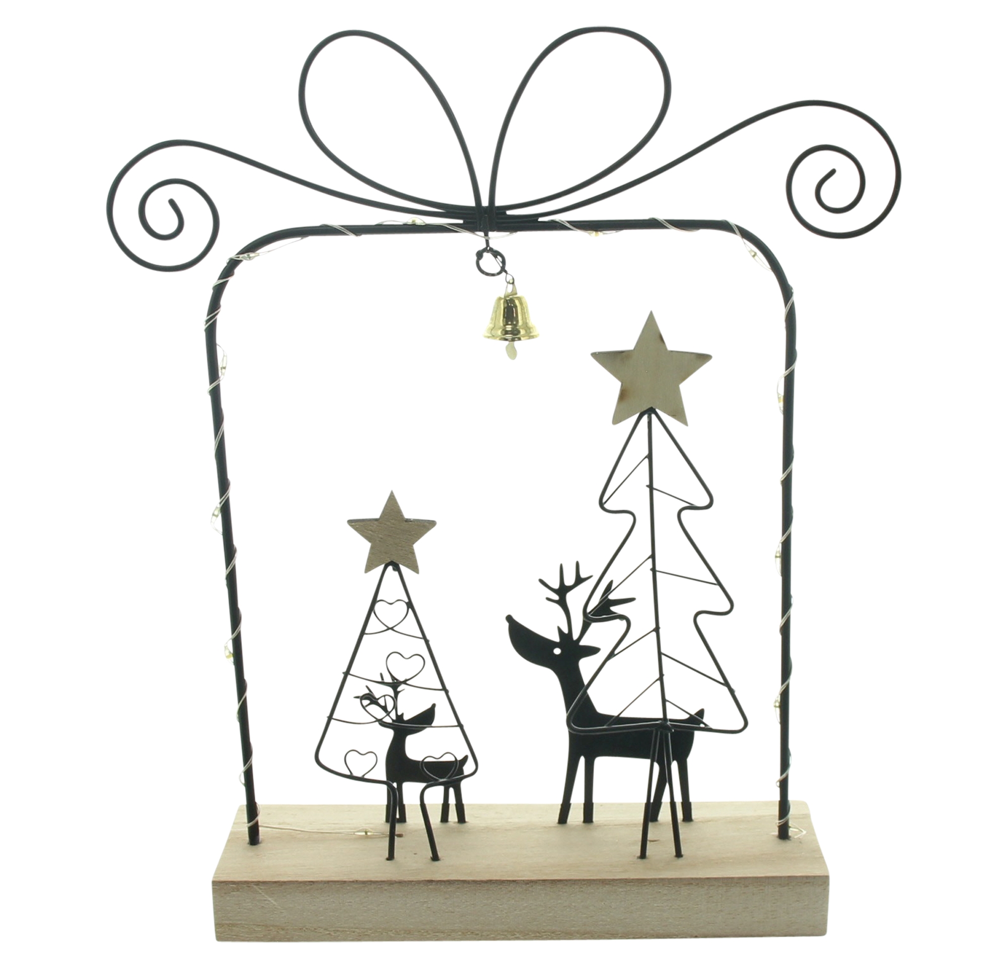 Acheter Cadeau décoratif LED "Black"  dans la boutique en ligne de Frank Flechtwaren pour Décoration LED