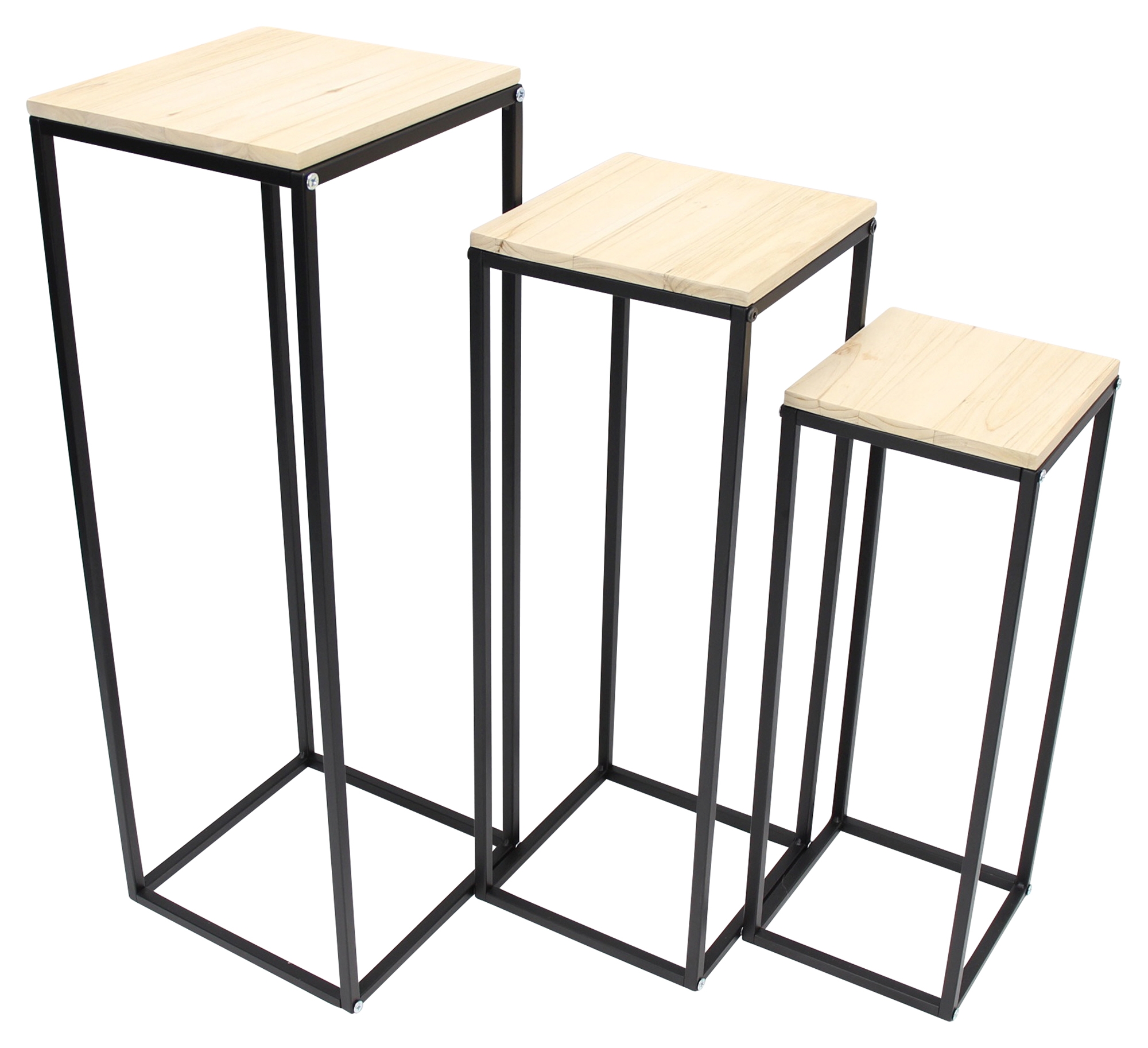 Acheter Lot de 3 tables d'appoint "moderne"  dans la boutique en ligne de Frank Flechtwaren pour Noël