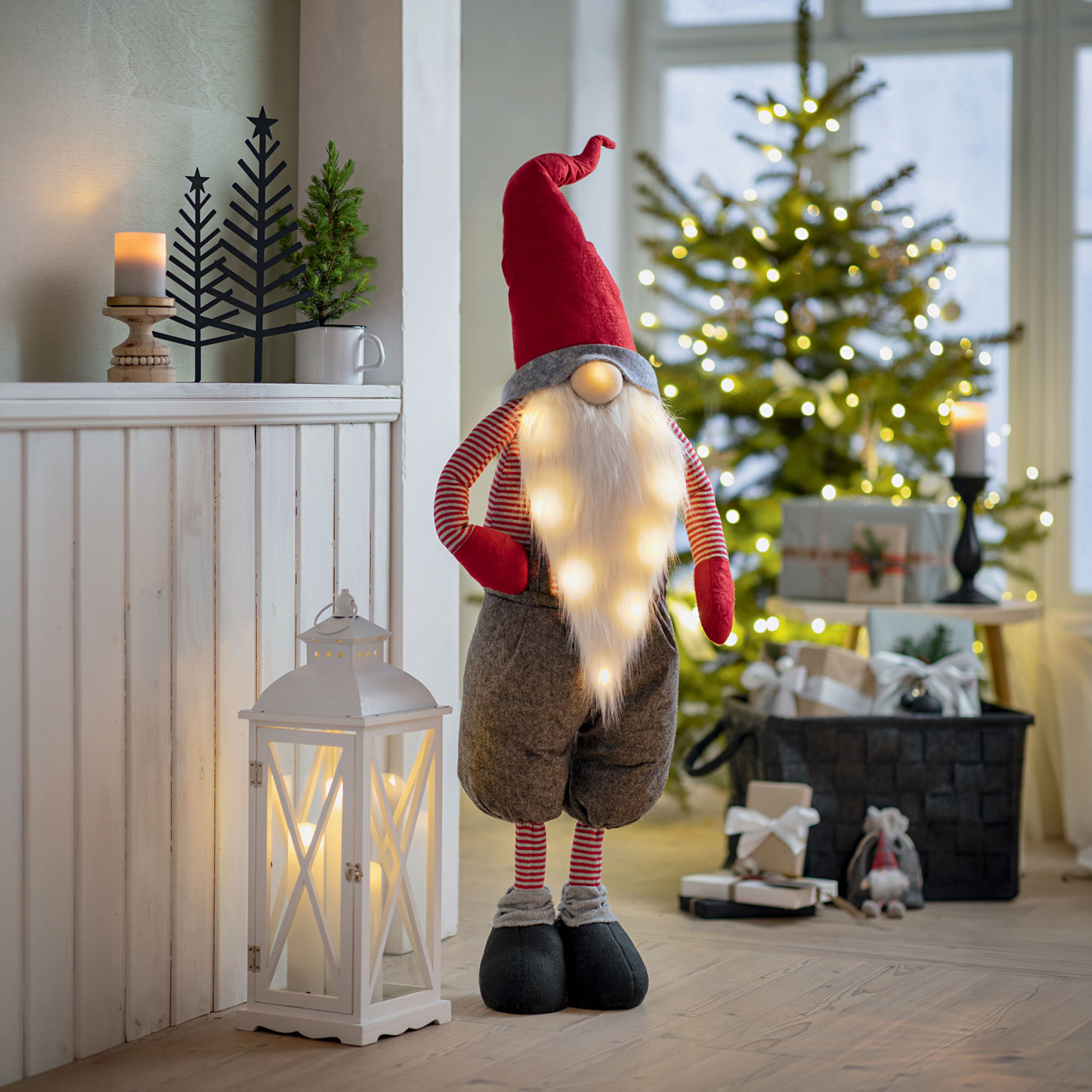 Acheter Grand lutin LED "bonnet pointu"  dans la boutique en ligne de Frank Flechtwaren