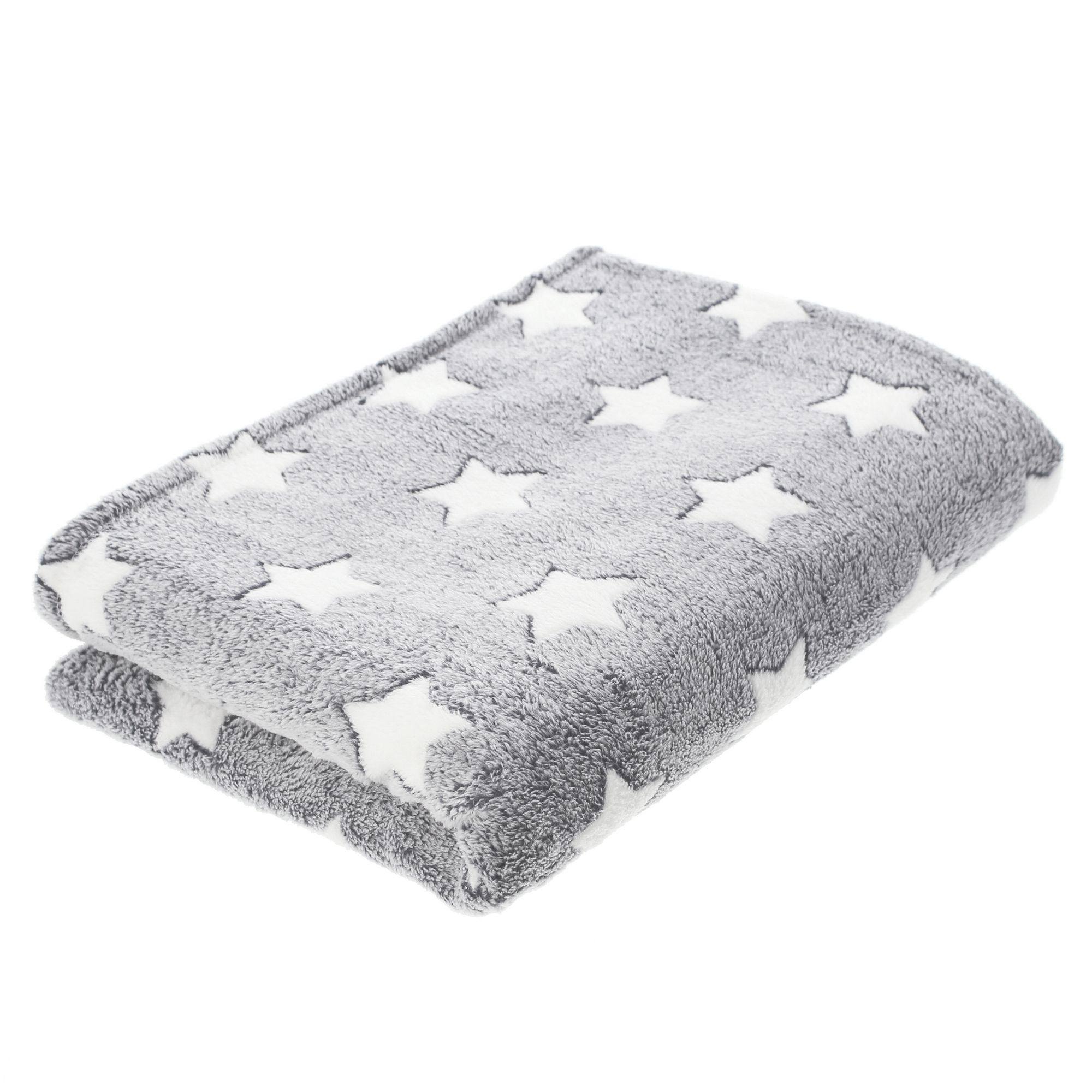 Acheter Plaid "White-Stars"  dans la boutique en ligne de Frank Flechtwaren pour Automne