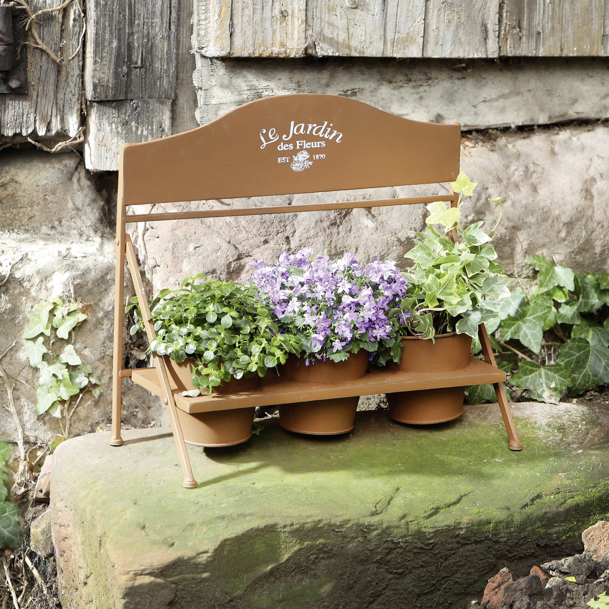 Acheter Pots de fleurs "fleurs", 4 pcs.  dans la boutique en ligne de Frank Flechtwaren
