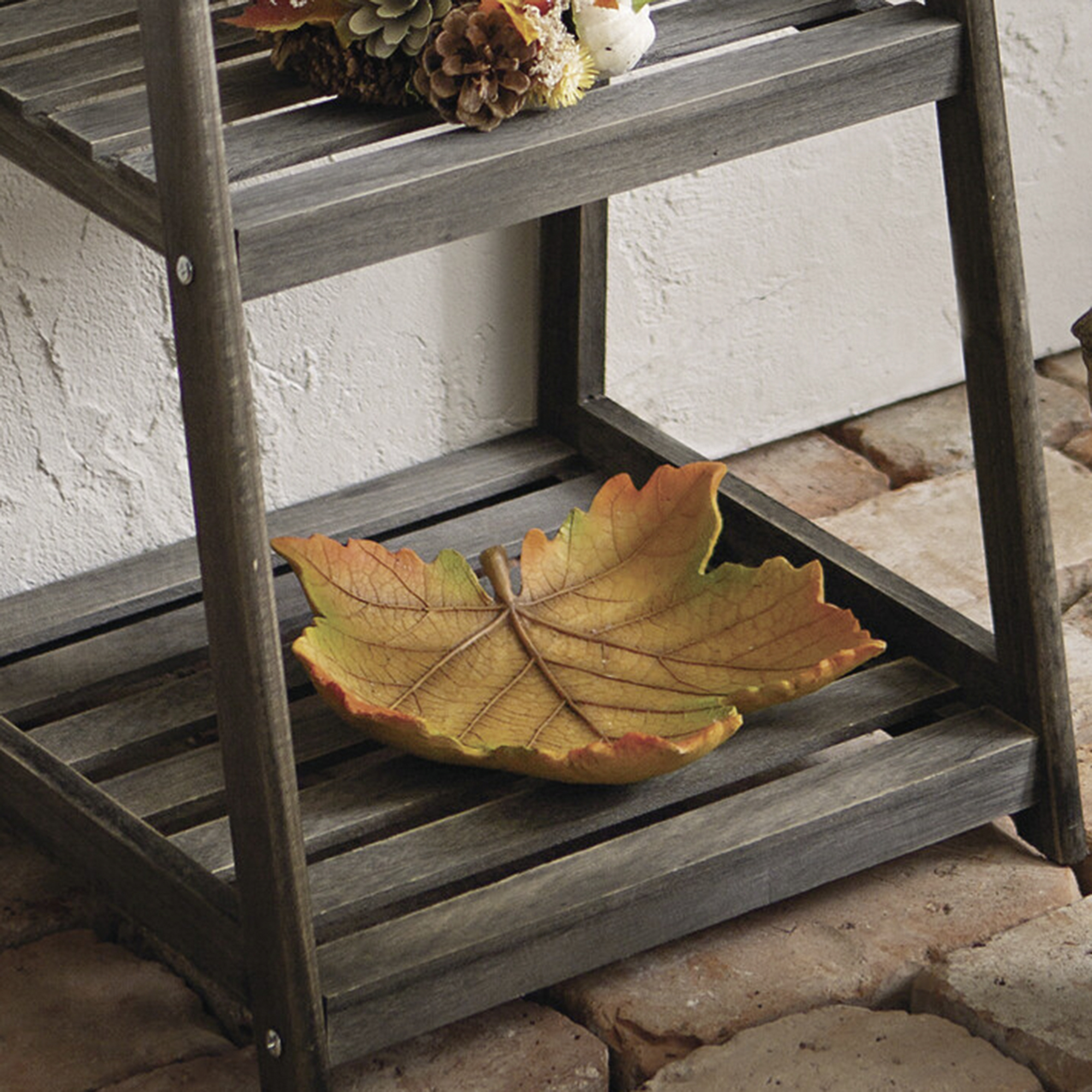 Acheter Coupe décorative "feuille d'automne"  dans la boutique en ligne de Frank Flechtwaren