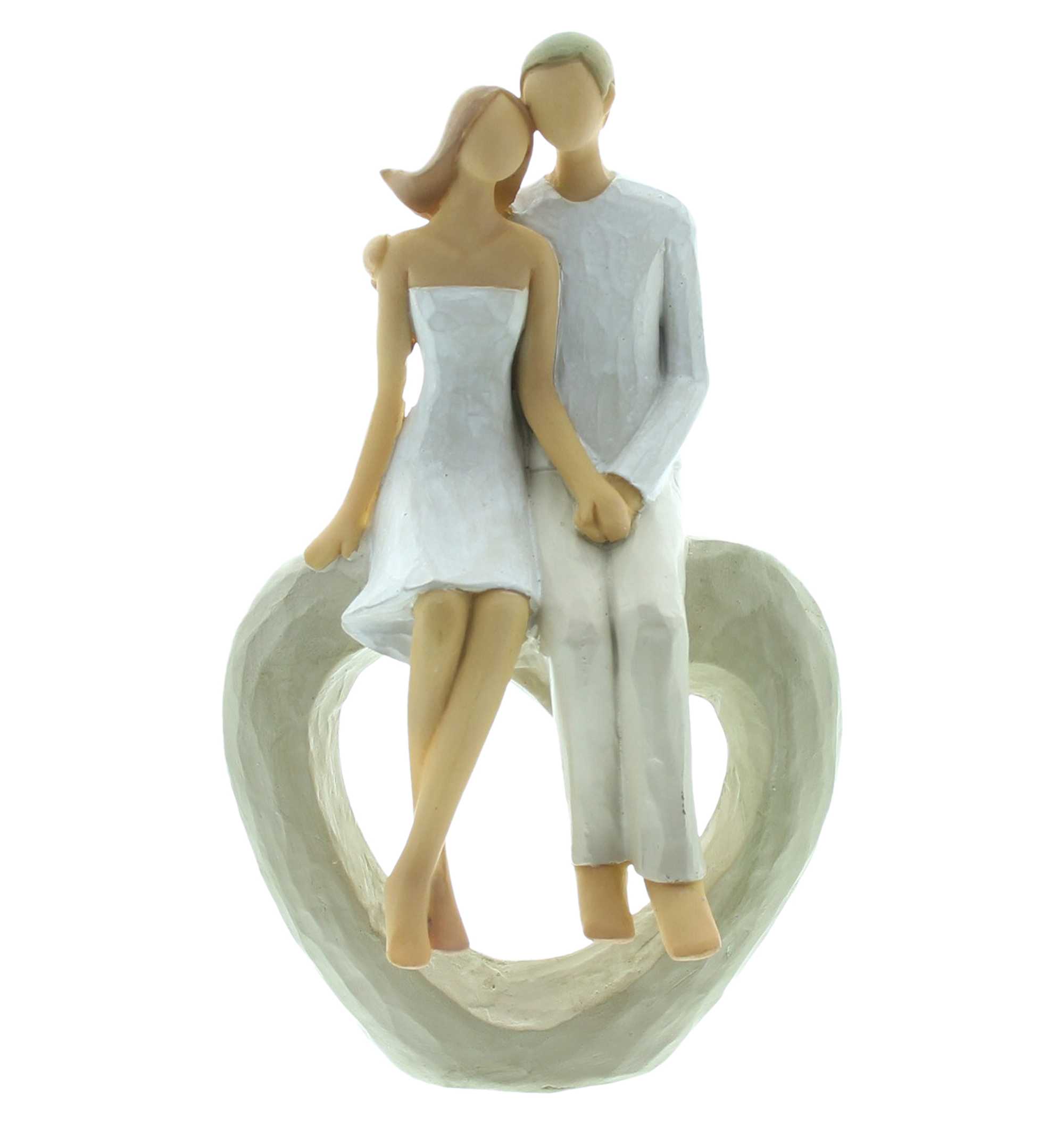 Acheter Cœur "couple d'amoureux"  dans la boutique en ligne de Frank Flechtwaren pour Figurines décoratives