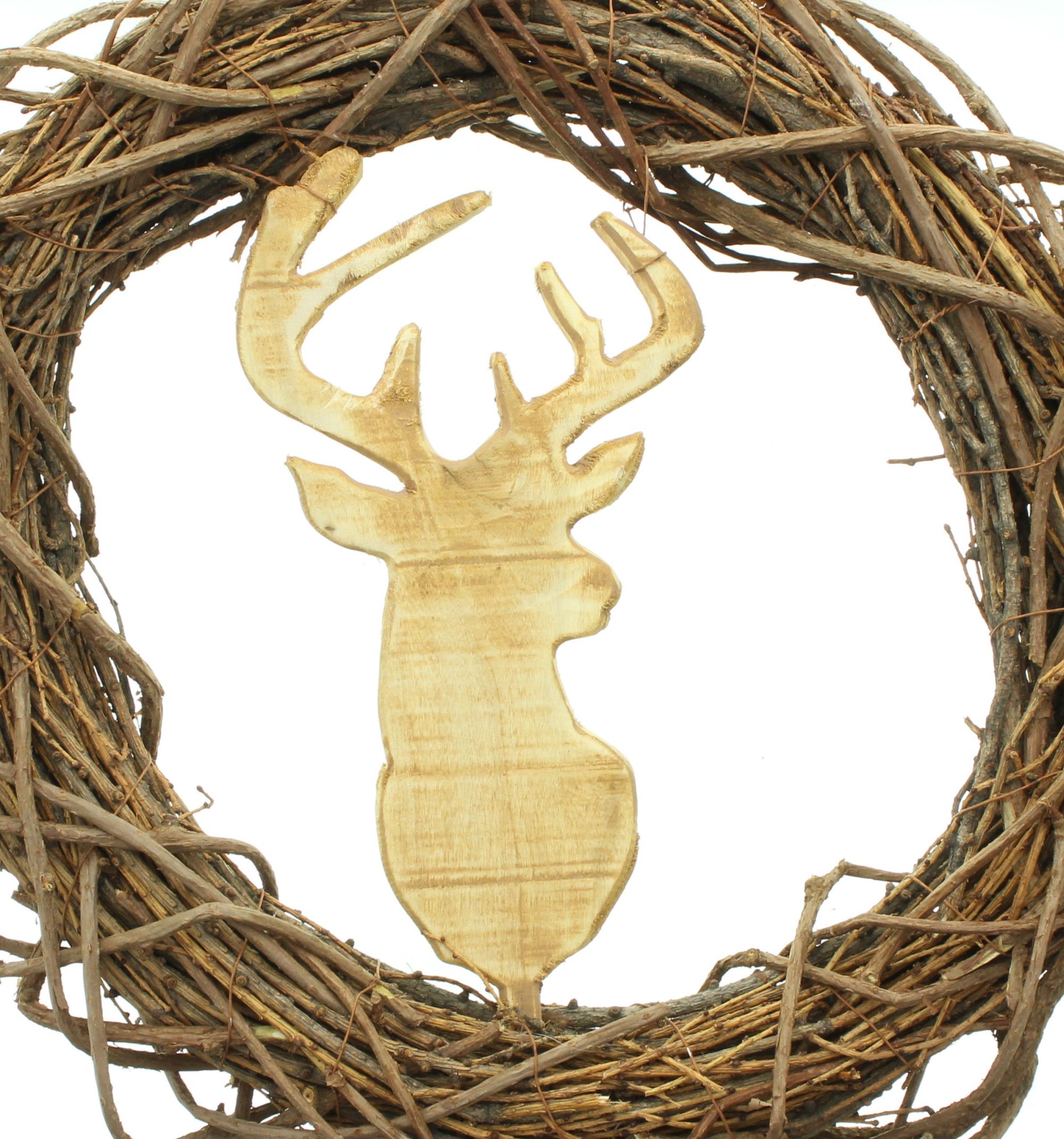 Acheter Couronne "cerf"  dans la boutique en ligne de Frank Flechtwaren pour Pâques