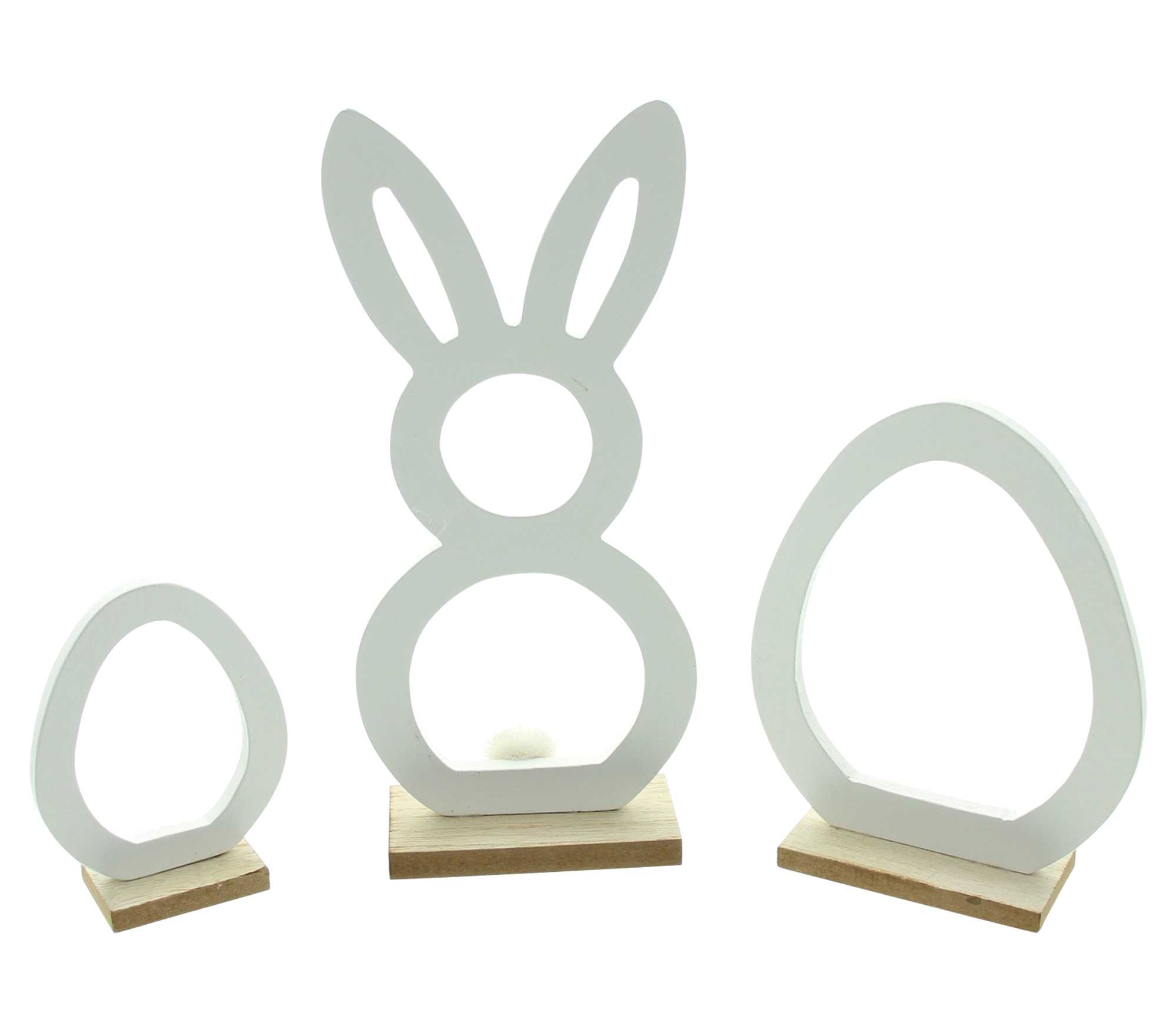Acheter Lot de 3 décorations de Pâques "nature"  dans la boutique en ligne de Frank Flechtwaren pour Pâques
