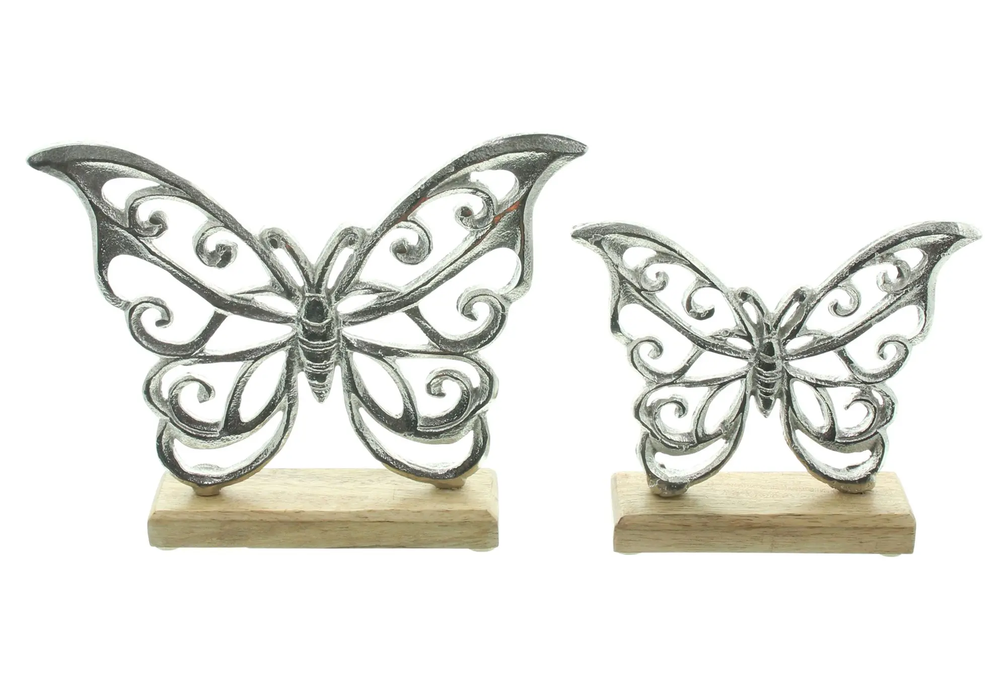Acheter Lot de 2 papillons "argent" dans la boutique en ligne de Frank Flechtwaren pour Pâques Acheter Lot de 2 papillons "argent" dans la boutique en ligne de Frank Flechtwaren pour Pâques