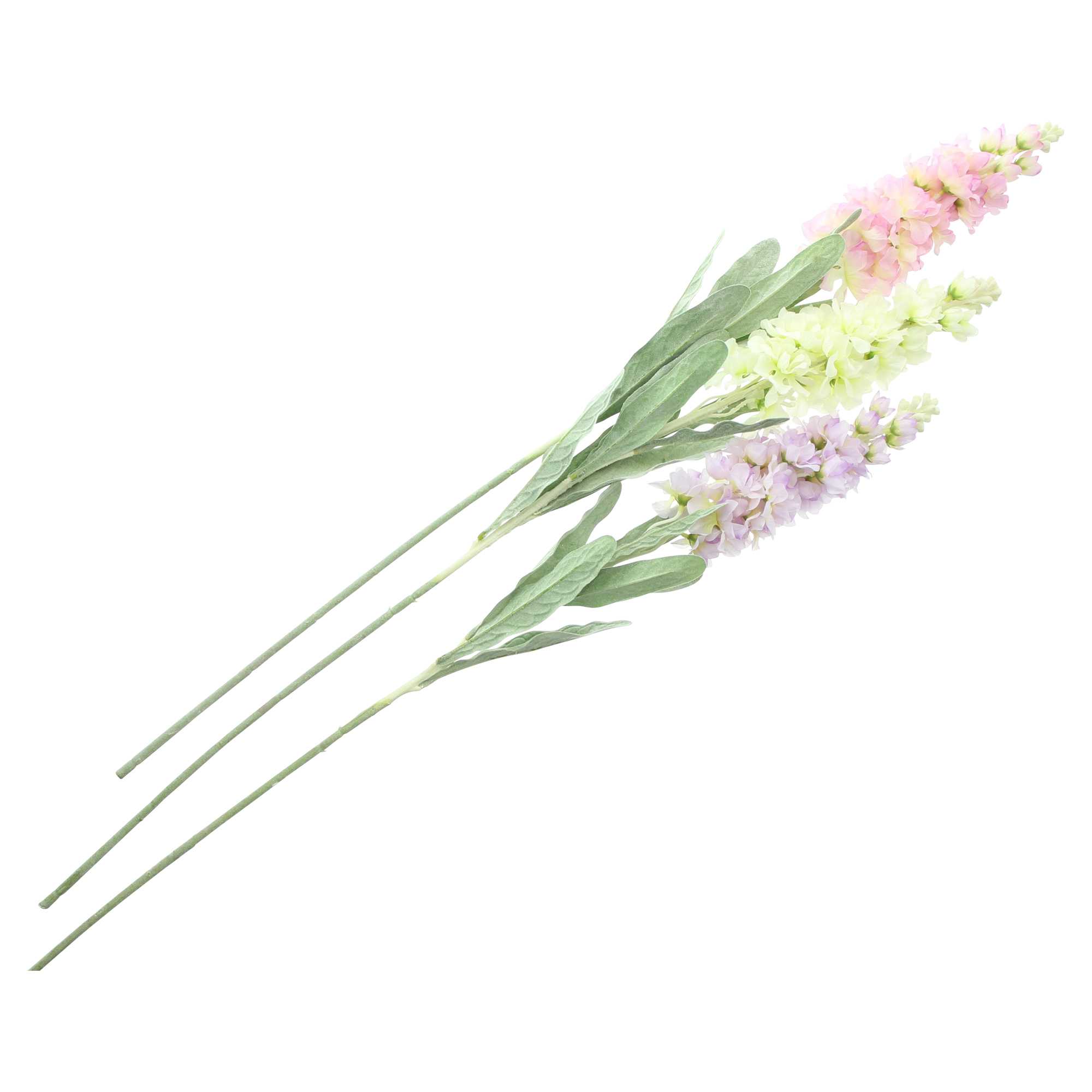Acheter Lot de 3 fleurs "Levkoje"  dans la boutique en ligne de Frank Flechtwaren pour Plantes artificielles