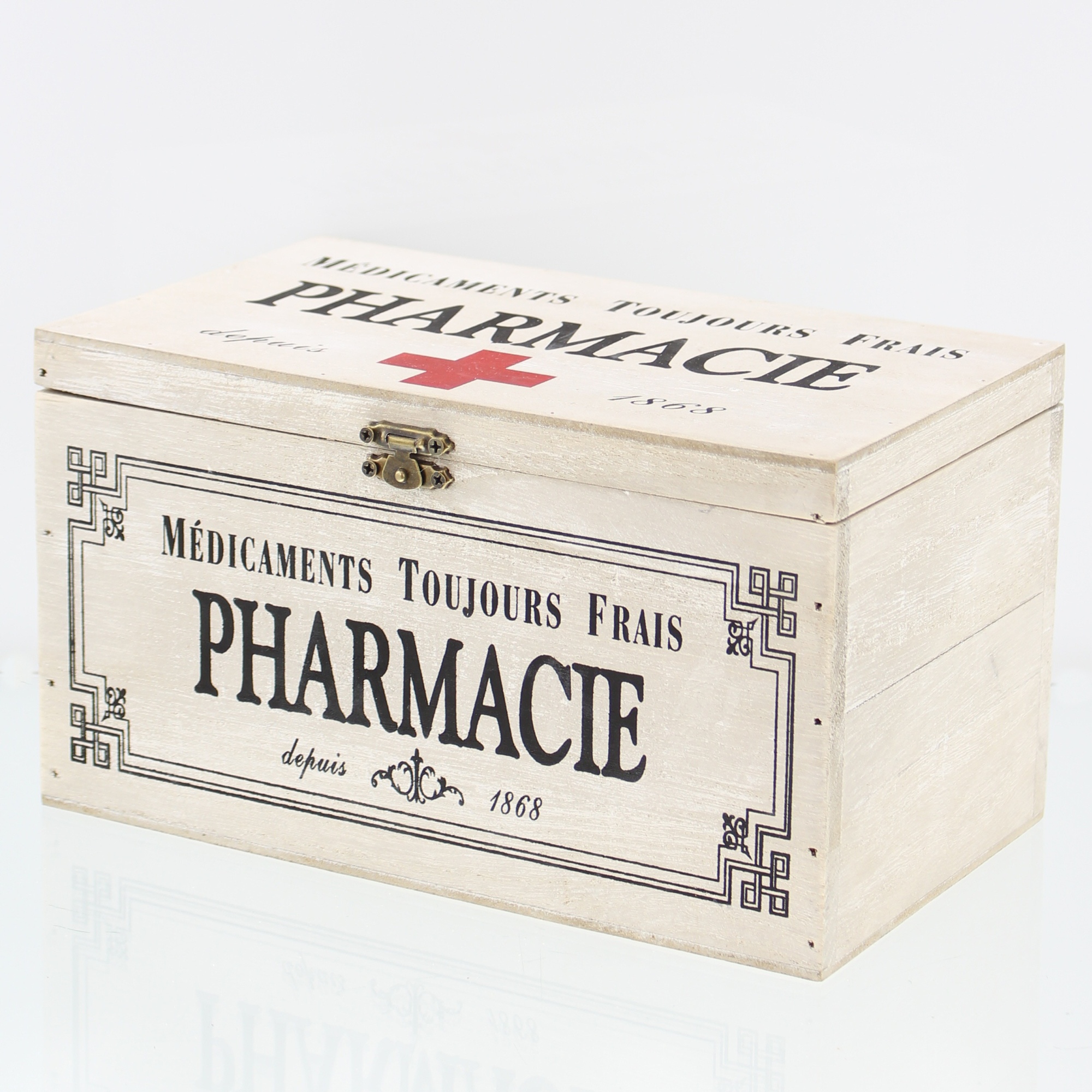 Acheter Boîte de décoration "pharmacie" dans la boutique en ligne de Frank Flechtwaren pour Salle de bain Acheter Boîte de décoration "pharmacie" dans la boutique en ligne de Frank Flechtwaren pour Salle de bain