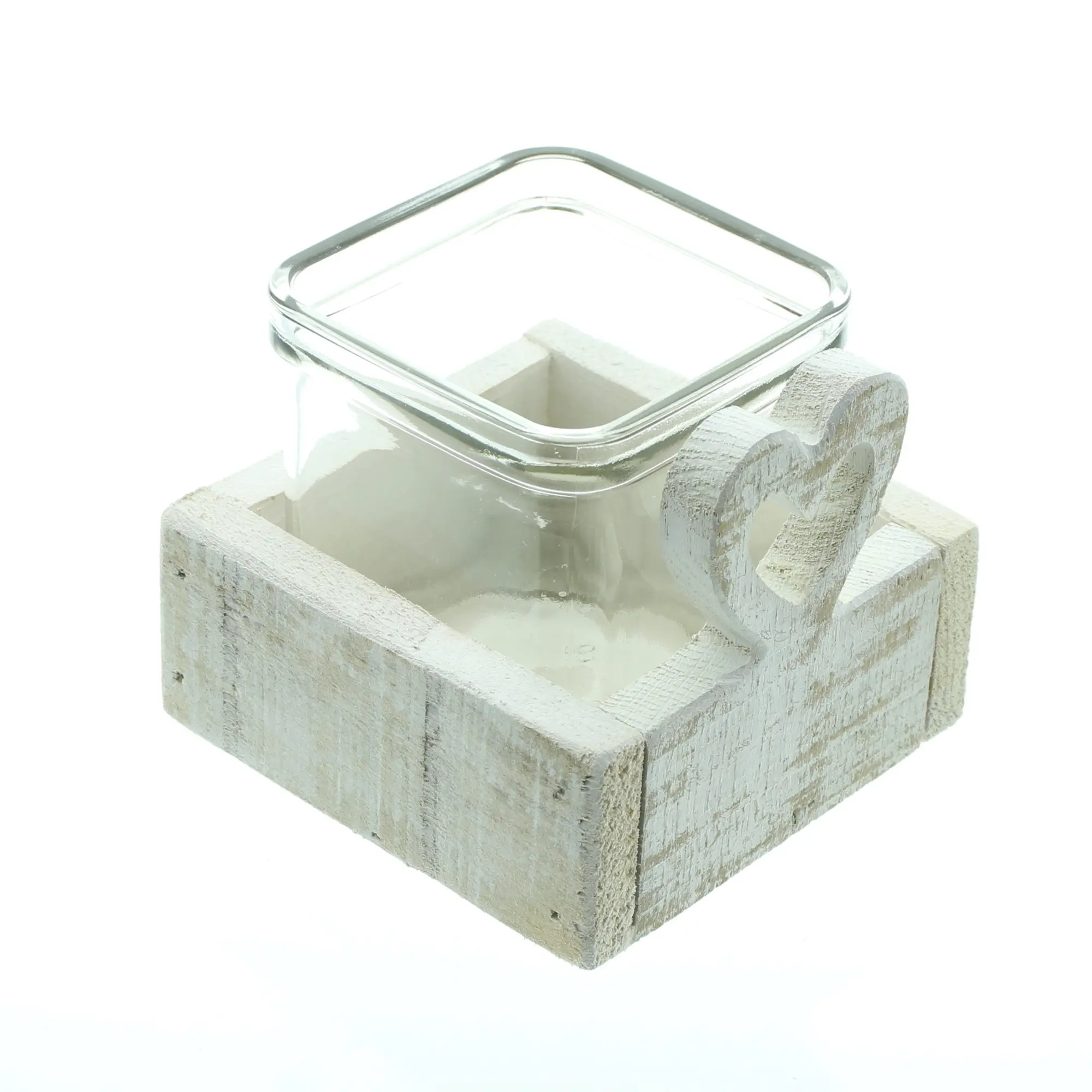 Acheter Photophore "cœur blanc"  dans la boutique en ligne de Frank Flechtwaren pour Pâques