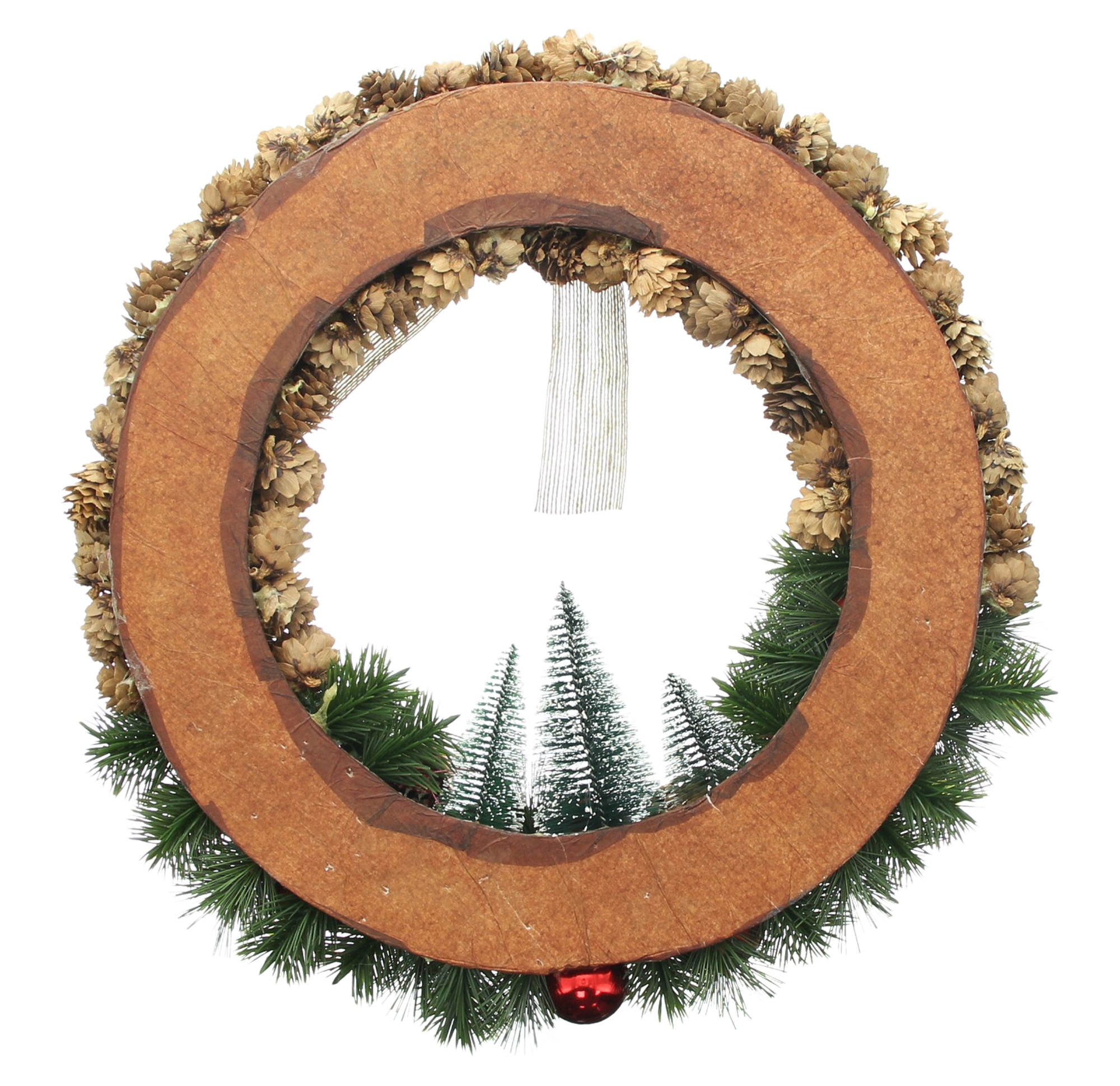 Acheter Couronne "petite forêt hivernale"  dans la boutique en ligne de Frank Flechtwaren pour Couronnes de Noël